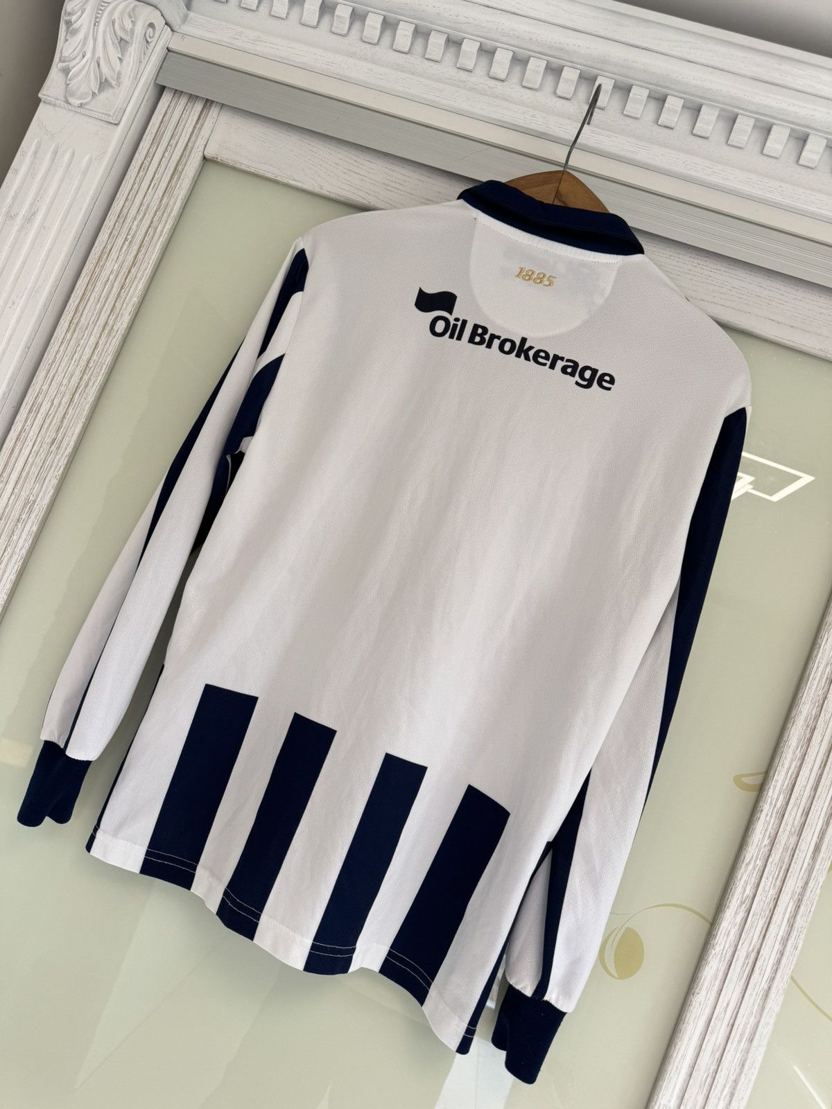 Errea Millwall 2016-2017 Home Soccer Longsleeve Jersey Football Size US S / EU 44-46 / 1 - 8 Thumbnail