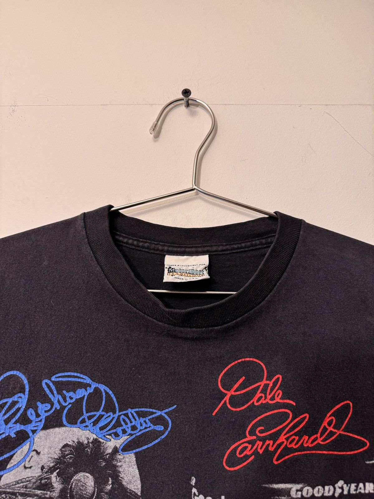 Vintage 90s Faded NASCAR Dale Earnhardt Shirt Thrashed ERD Grunge Size US L / EU 52-54 / 3 - 4 Thumbnail