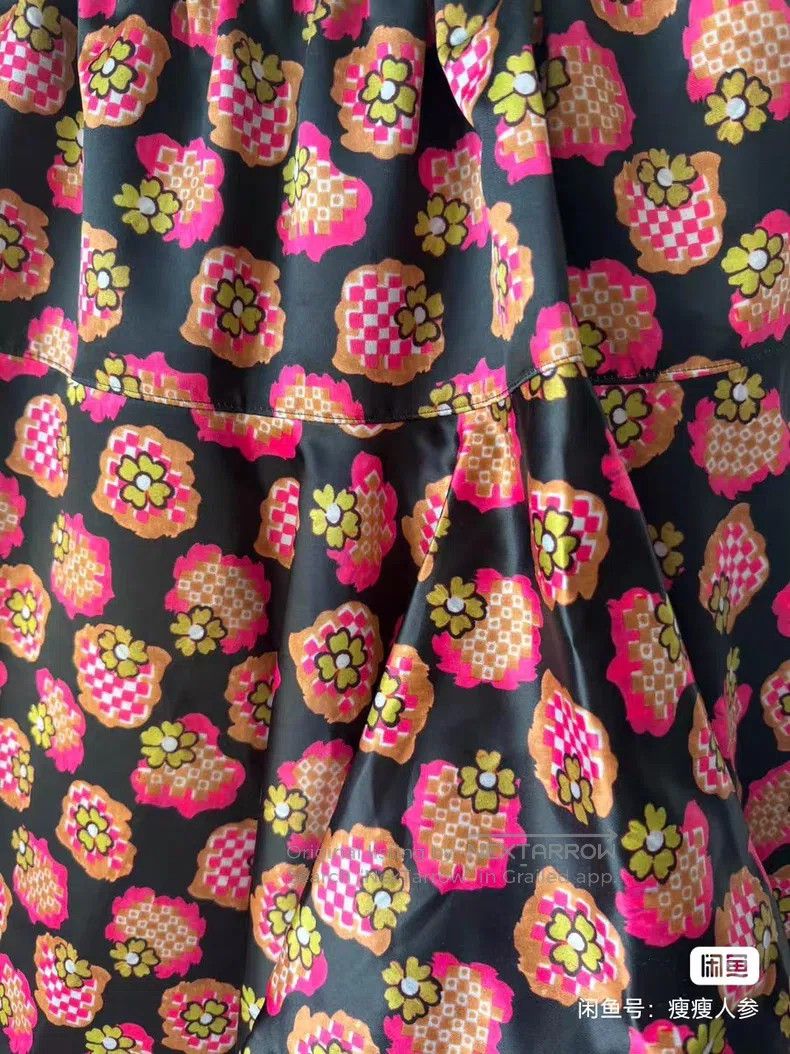 Comme des Garcons Comme Des Garcons size S Asymmetrical Silhouette Floral Sk Size 23" - 4 Thumbnail