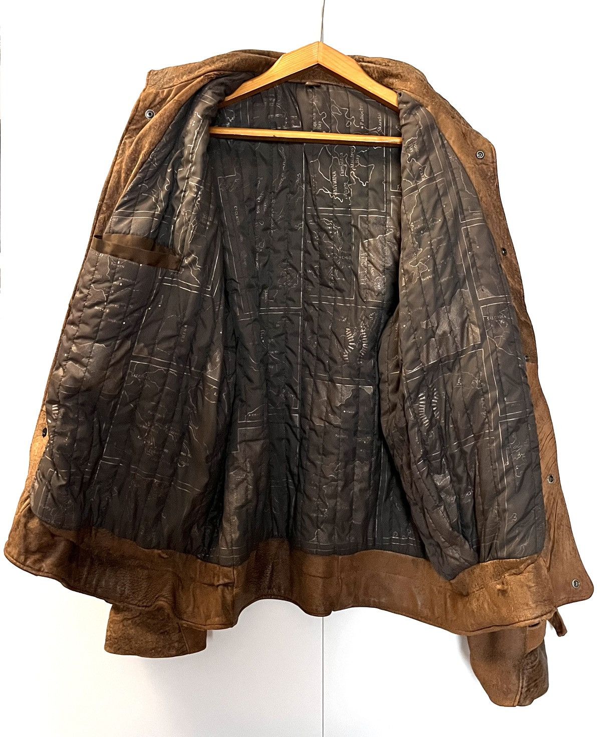 Genuine Leather × Vintage 🔥Vintage 90s Avantgarde Genuine Leather Jacket Size US XL / EU 56 / 4 - 5 Thumbnail