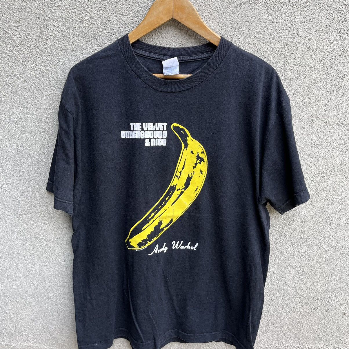 Band Tees Vintage THE VELVET UNDERGROUND band tee andy warhol art Size US L / EU 52-54 / 3 - 2 Thumbnail