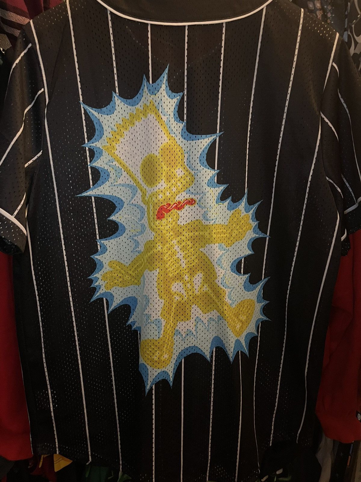 The Simpsons The Simpsons Baseball Jersey Sz L Bart Size US L / EU 52-54 / 3 - 3 Thumbnail