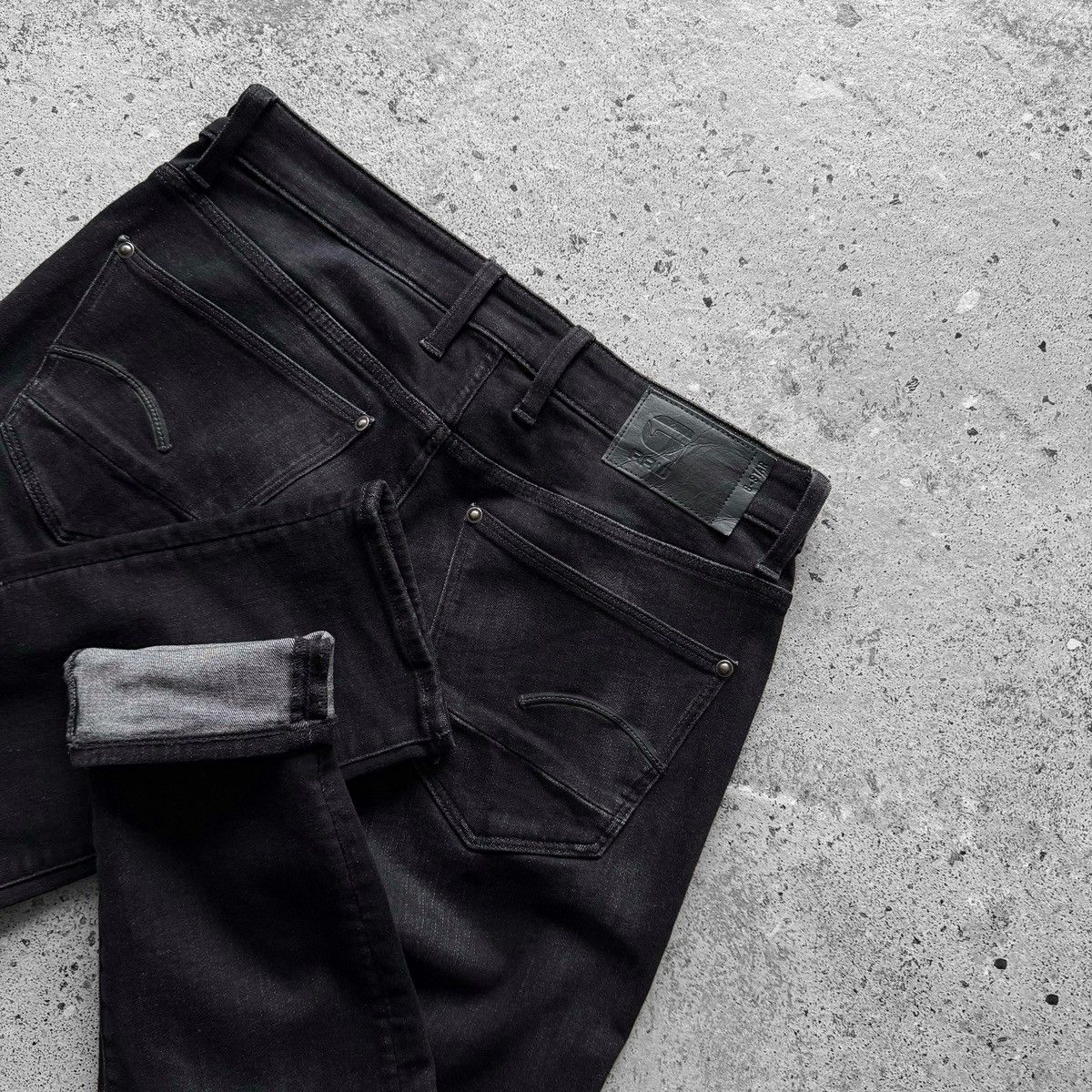 G-Star G-Star Raw Revend Skinny Mens Black Jeans Stretch Denim Slim Size US 31 - 7 Thumbnail