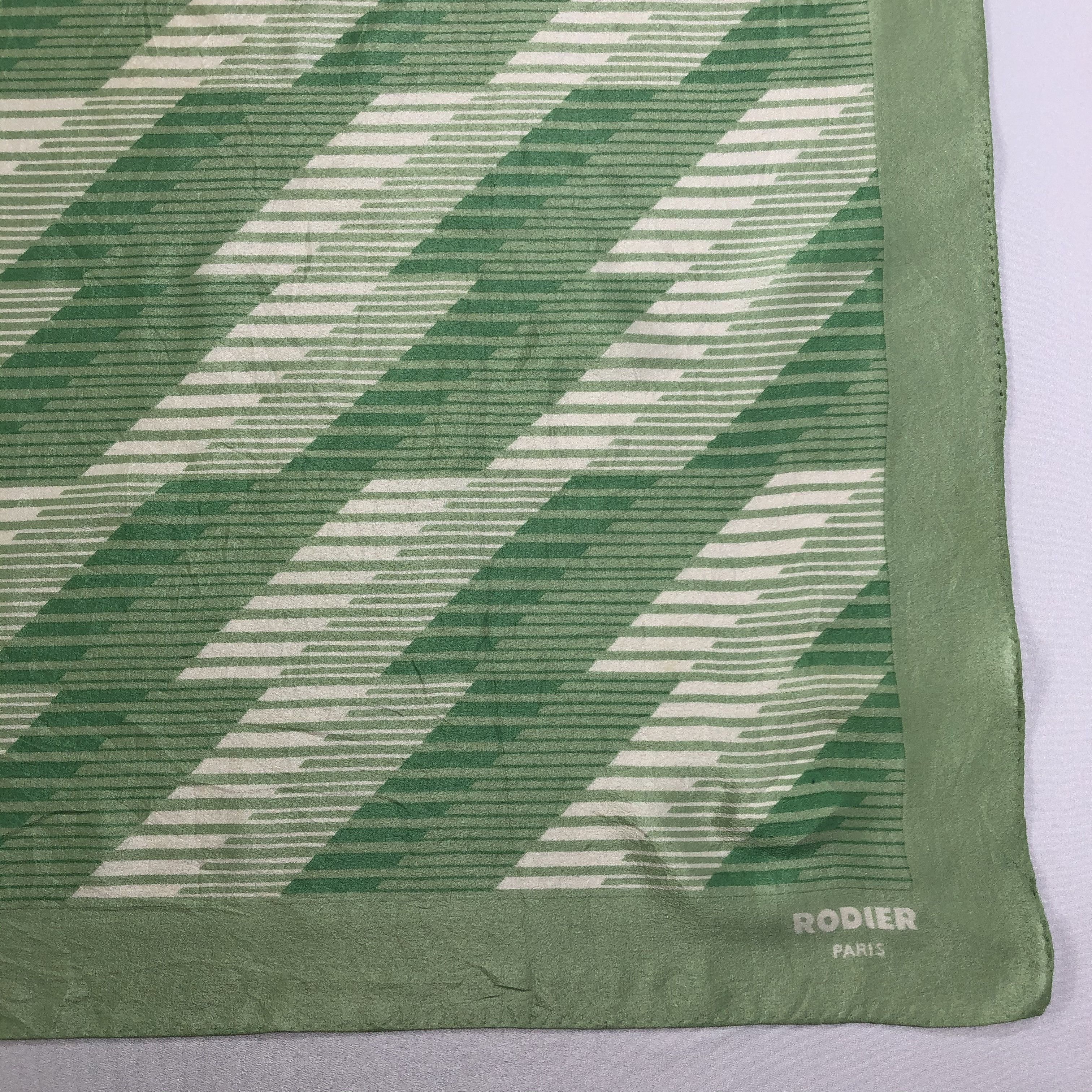 Vintage Vintage Rodier Silk Scarf Size ONE SIZE - 4 Thumbnail