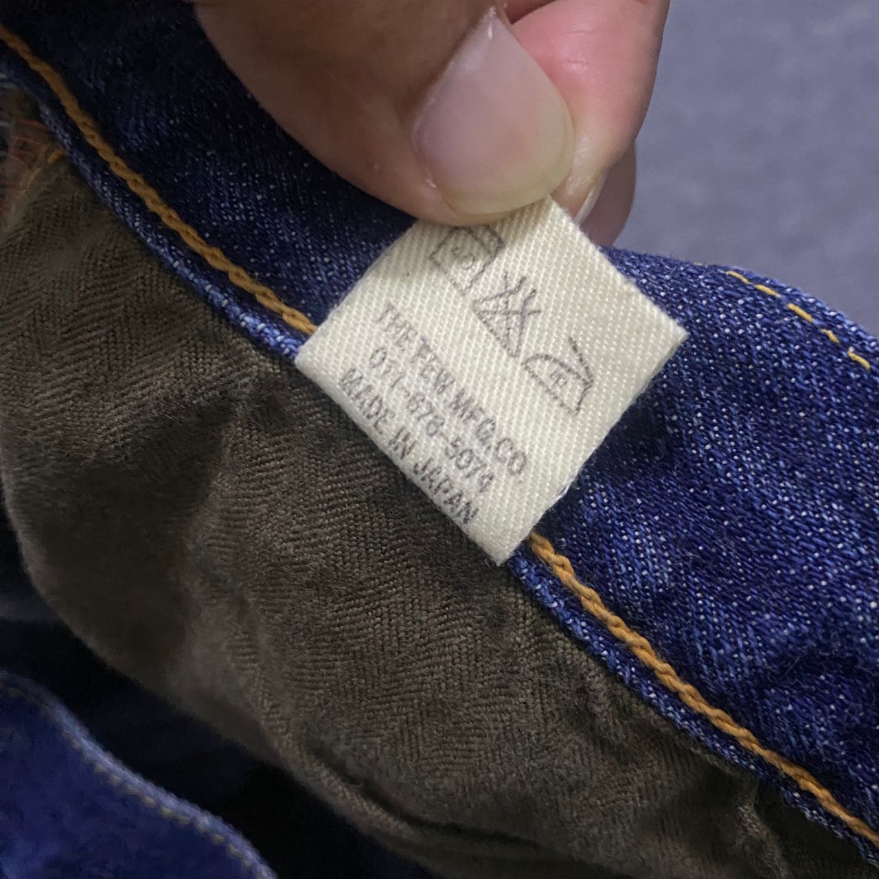 If Six Was Nine Vintage The Few MFG. Co Selvedge Redline Distressed Denim Size US 29 - 16 Thumbnail