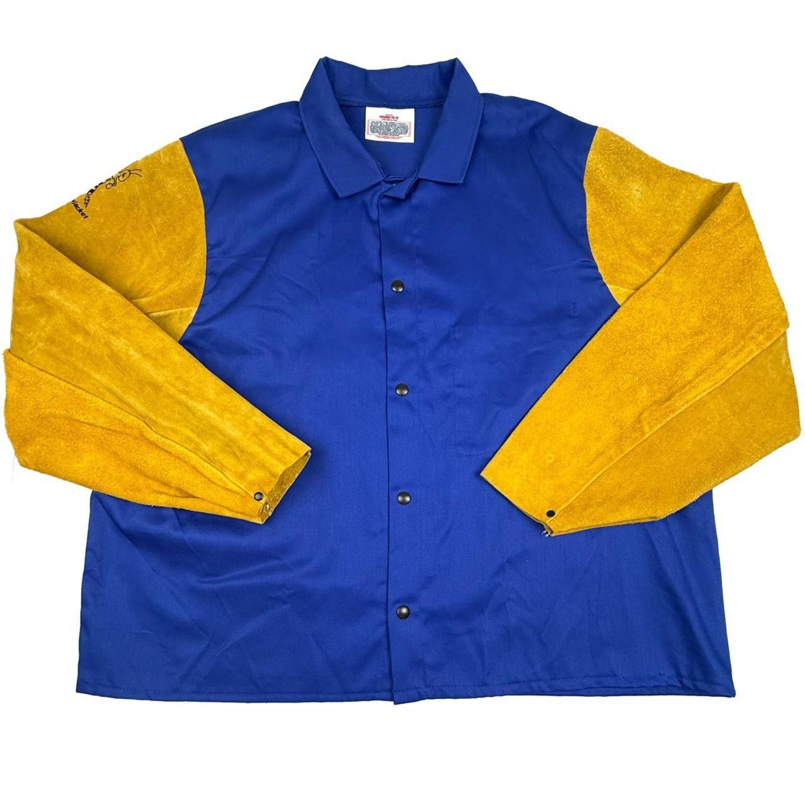 Other True vintage navy fighter pilot leather sleeve yellow jacket Size US XXL / EU 58 / 5 - 1 Thumbnail
