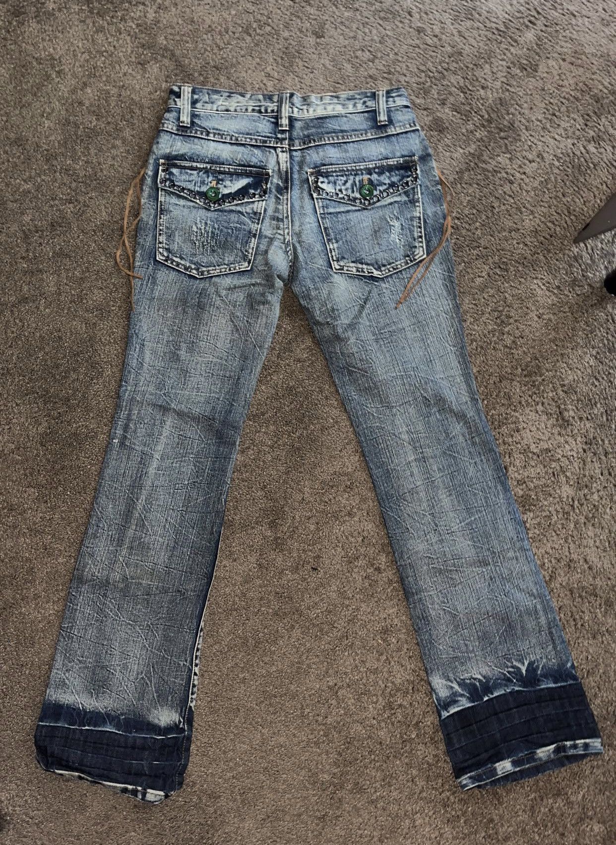 If Six Was Nine × Japanese Brand B. S Limited Real Vintage Blue Wash Jeans Bootcut Size US 31 - 5 Thumbnail