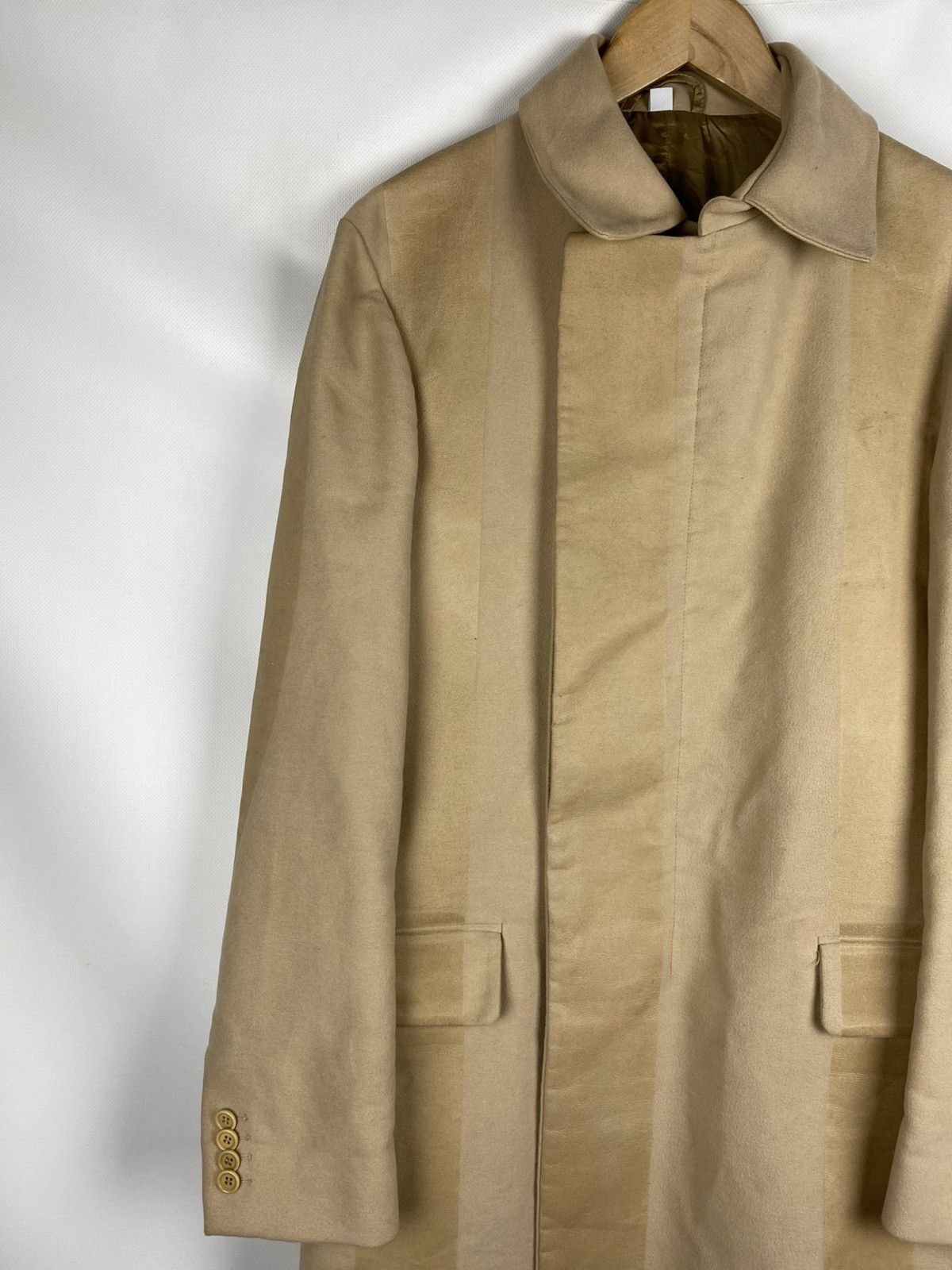 Helmut Lang Helmut Lang Vintage Men’s Wool / Coated Coat Jacket Size US M / EU 48-50 / 2 - 4 Thumbnail