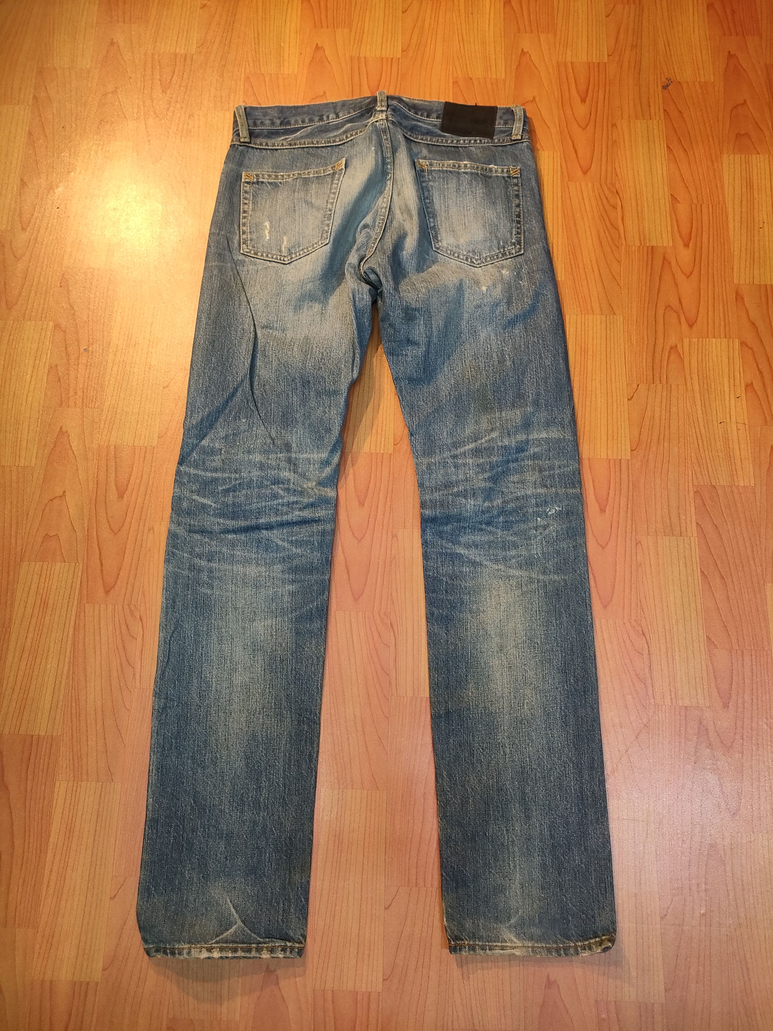 Japanese Brand Genuine Of The Stooge Distressed Jeans Size US 32 / EU 48 - 3 Thumbnail