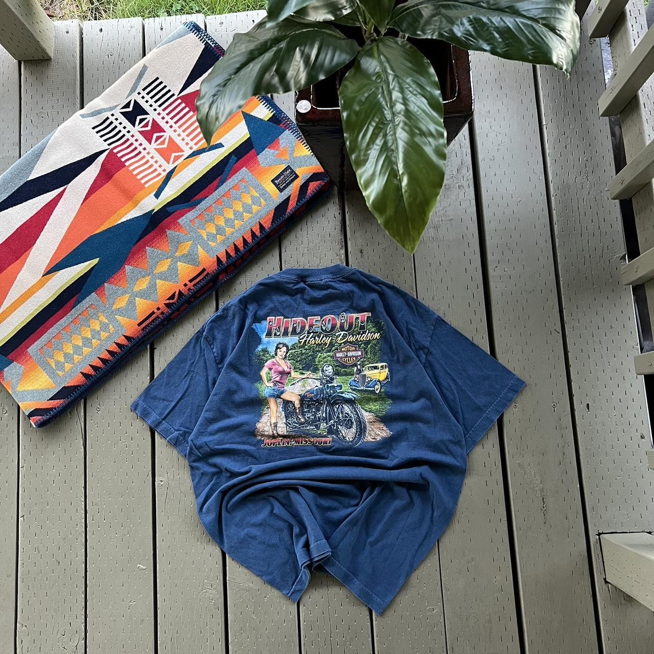 Harley Davidson × Vintage Vintage Harley Davidson Tee Size US XL / EU 56 / 4 - 2 Thumbnail