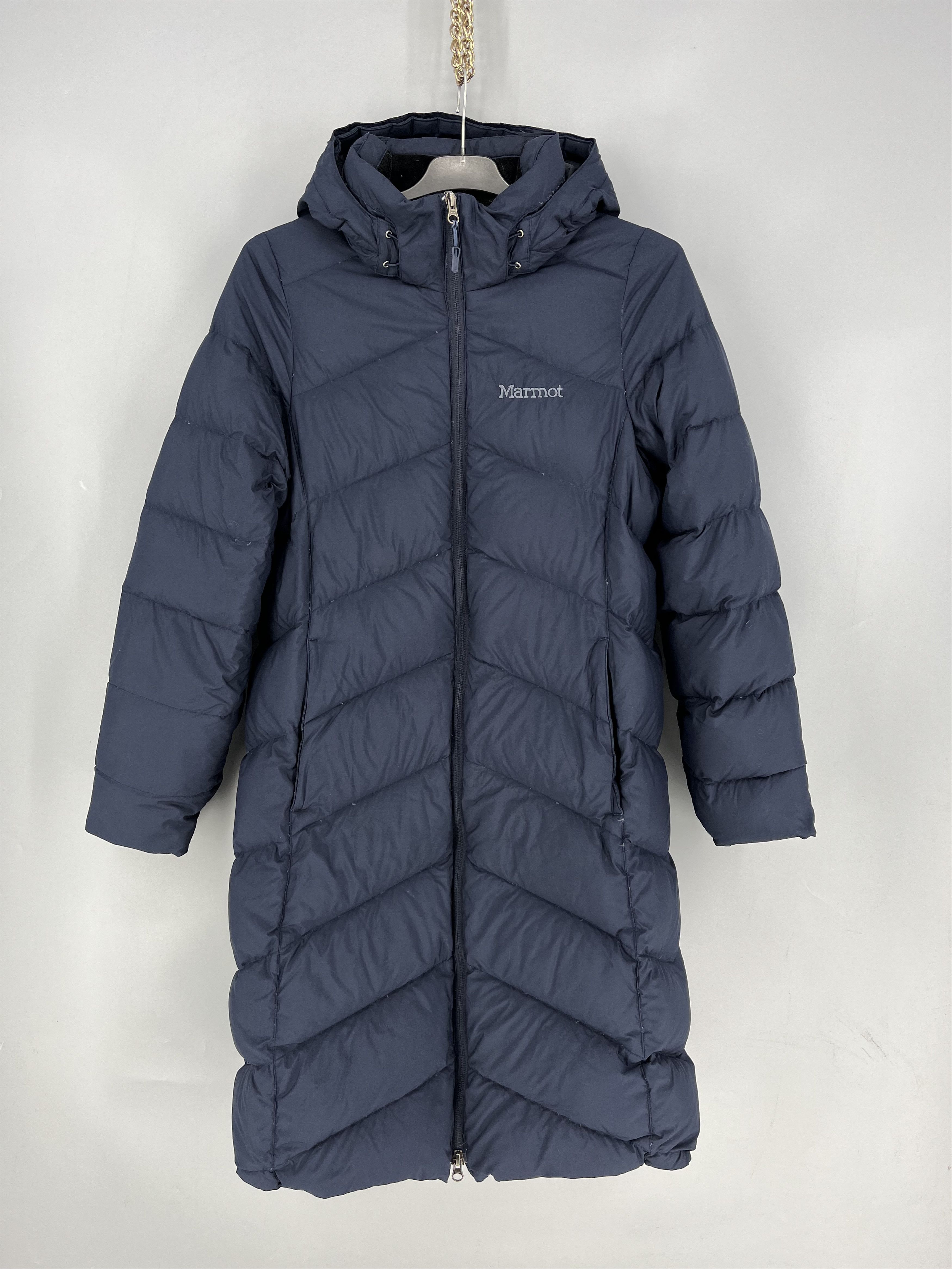 Marmot Marmot Women's Long Down Coat Parka 700 Fill Hooded Size M / US 6-8 / IT 42-44 - 2 Thumbnail