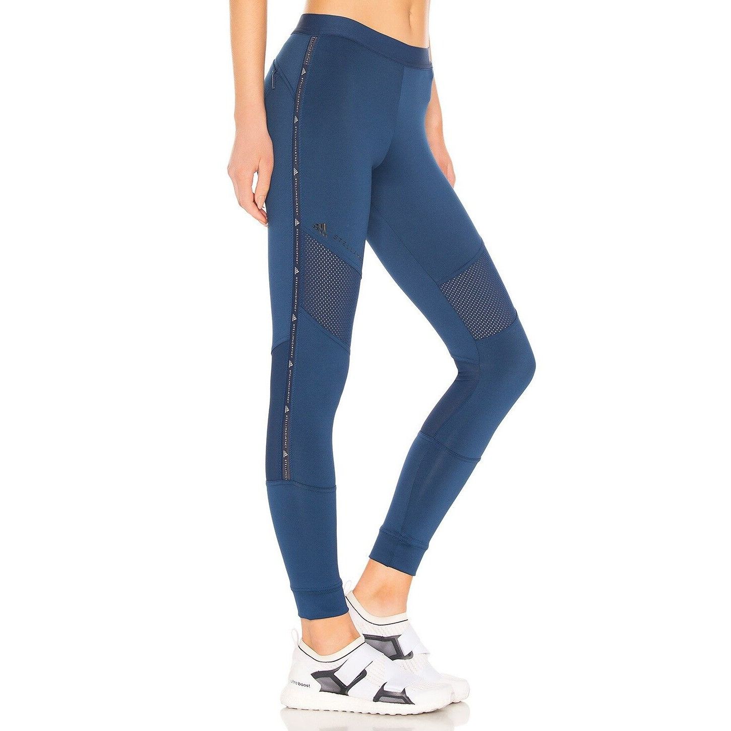 REVOLVE Adidas By Stella McCartney P Ess Mystery Blue Tights Size 26" / US 2 / IT 38 - 3 Thumbnail