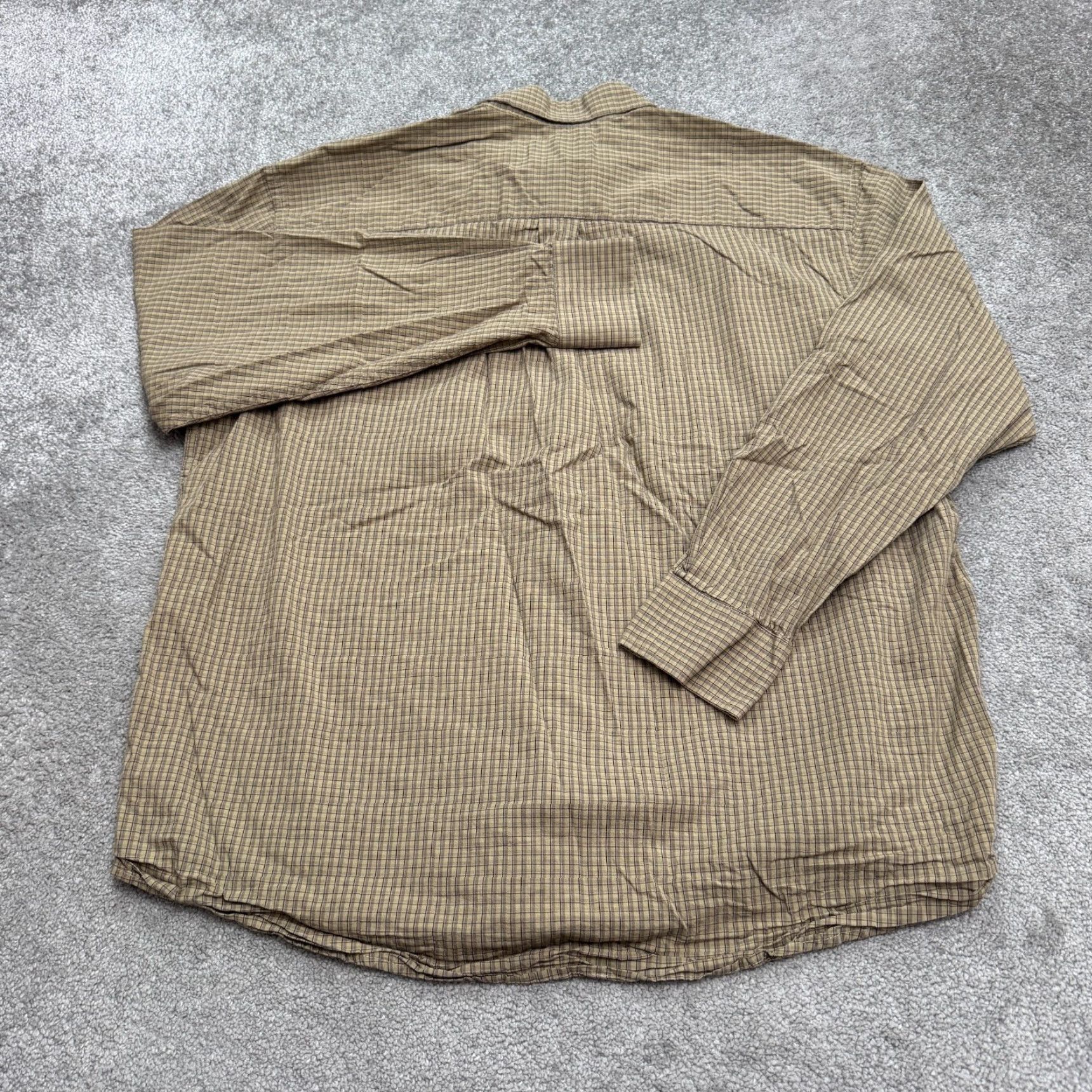 Wrangler VINTAGE Wrangler George Strait Western Button Down Shirt Men XXL Tan Plaid Cotton Casual Size US XXL / EU 58 / 5 - 2 Thumbnail