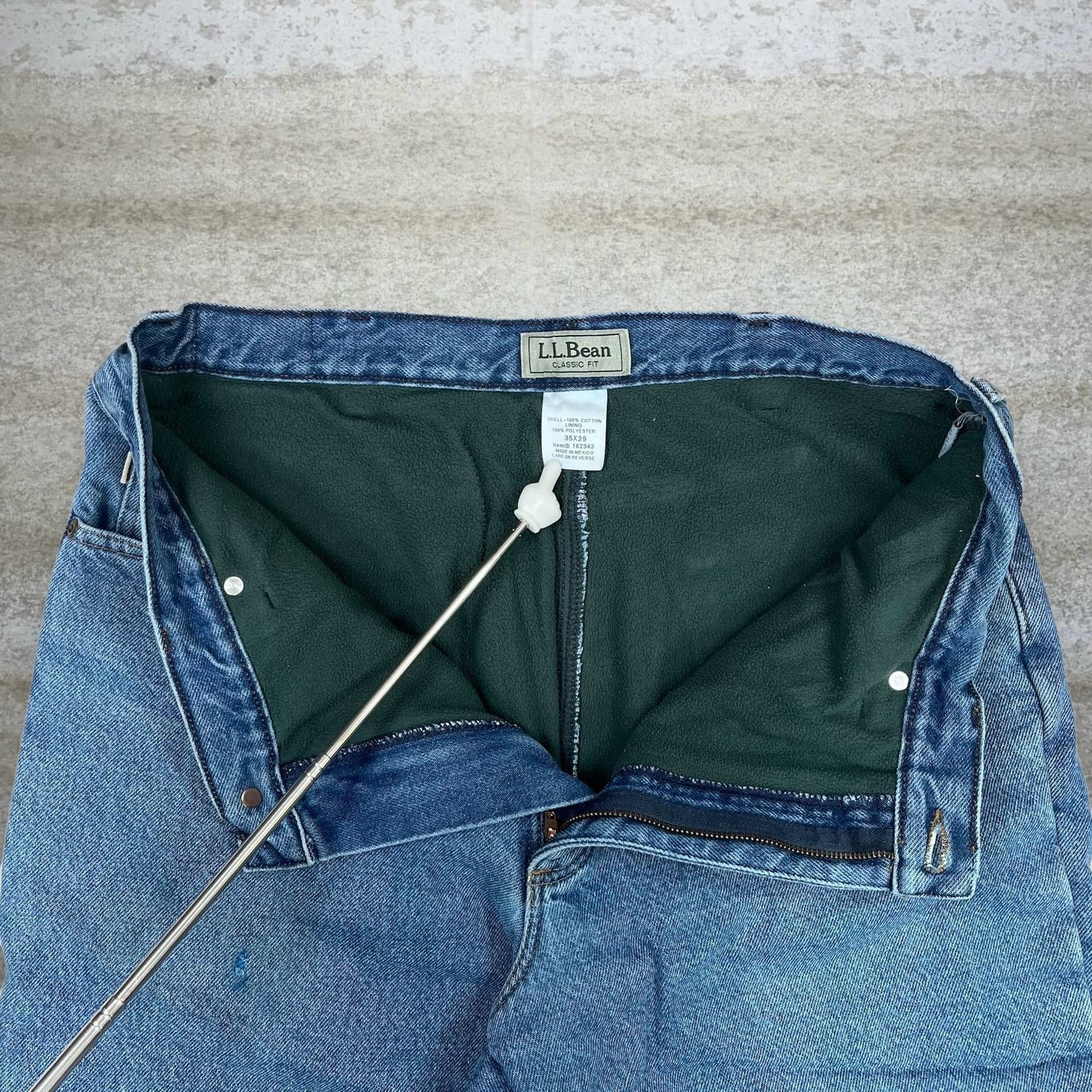 L.L. Bean Vintage Y2K LL Bean Jeans 35x29 Relaxed Medium Wash Denim Size US 35 - 5 Thumbnail