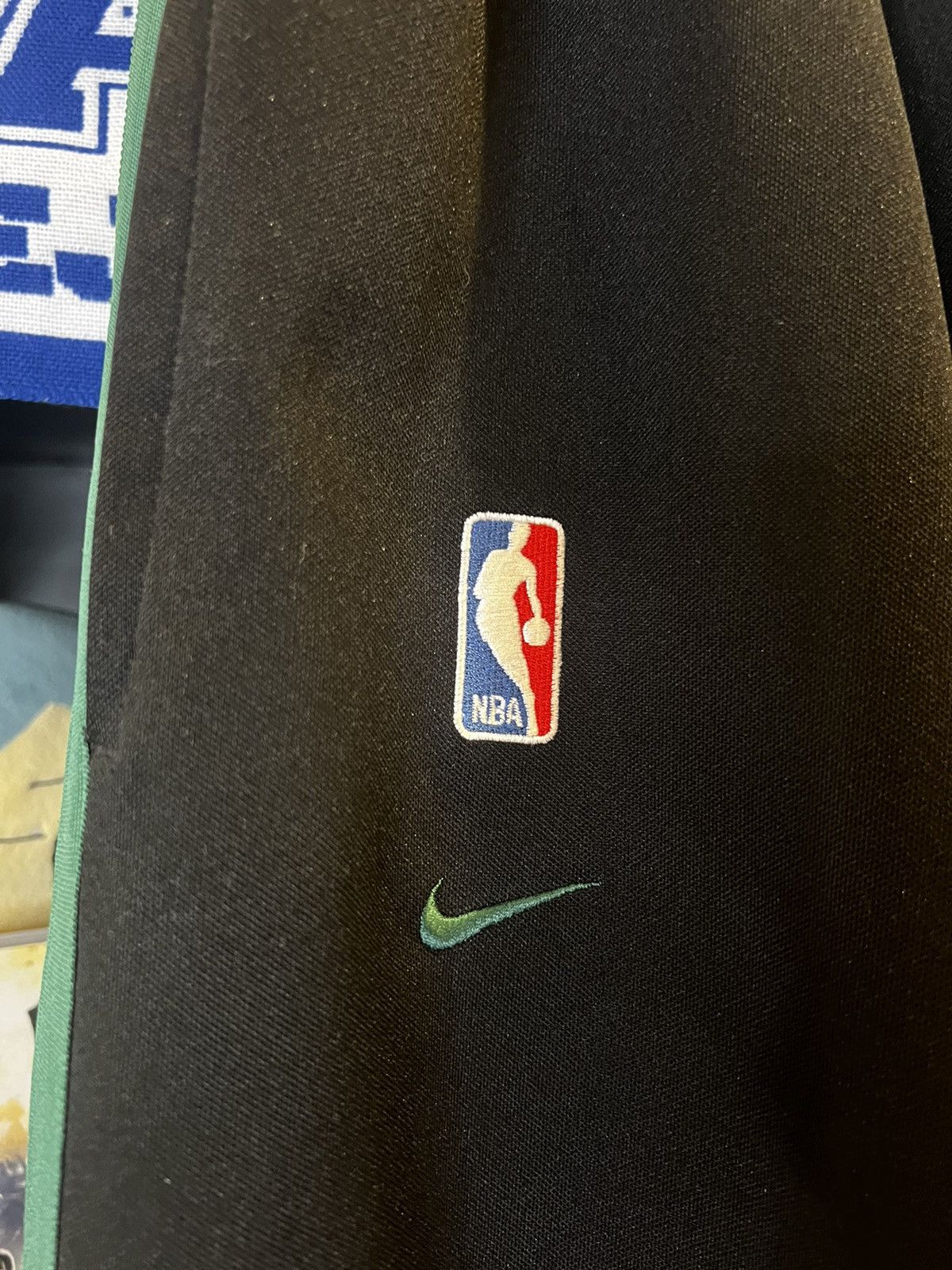 NBA × Nike × Vintage Boston Celtics Team Nike NBA Basketball Warm Up Joggers Size US 41 - 4 Thumbnail