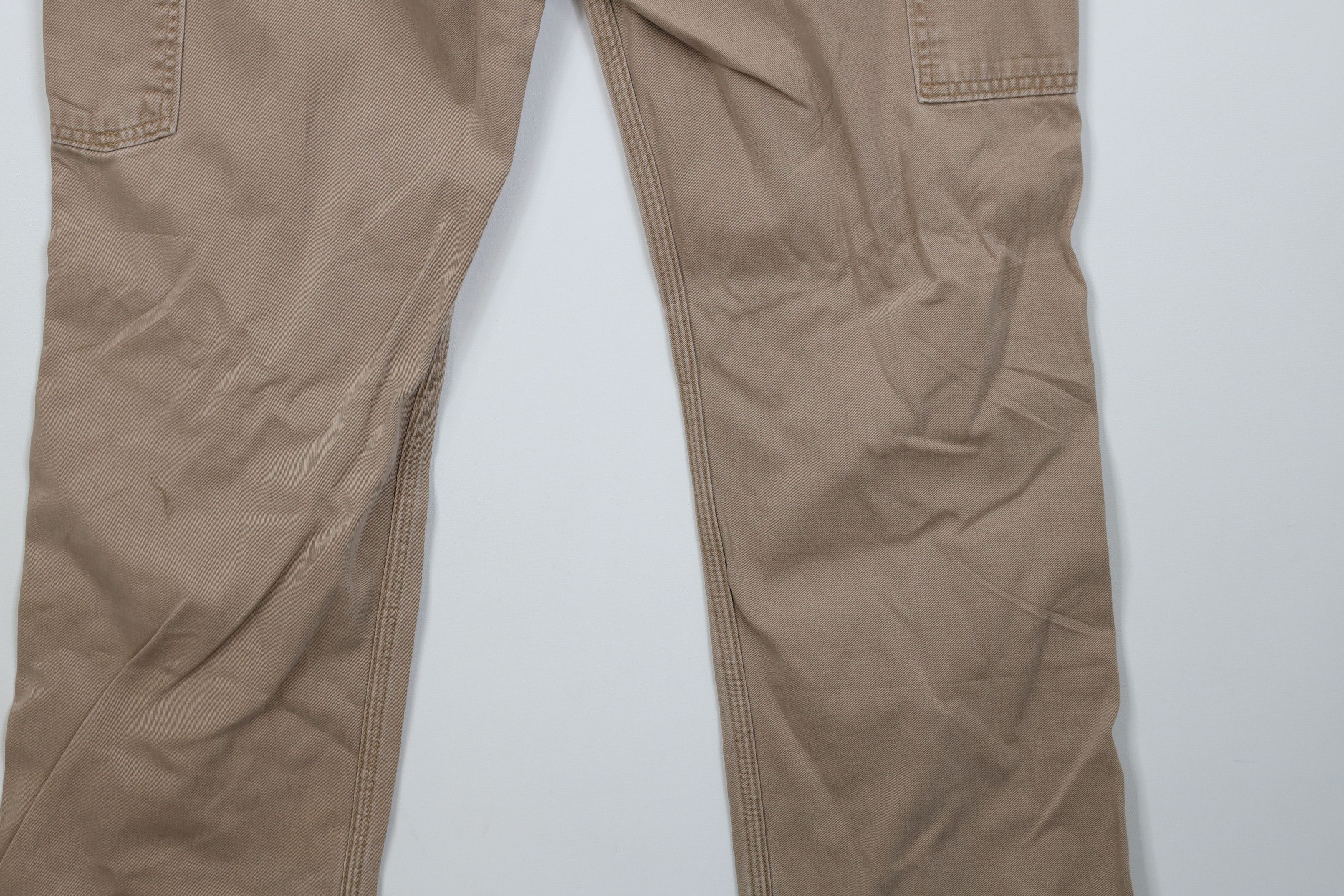 Carhartt Vintage Y2K Carhartt Wide Leg Dungaree Pants Trousers Khaki Size US 34 / EU 50 - 14 Thumbnail