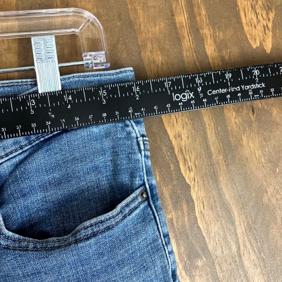 Levi's Signature Levi Strauss Womens Jeans Blue Denim Mid Rise Slim Straight Stretch 31 Size 24" / US 00 / IT 34 - 6 Thumbnail
