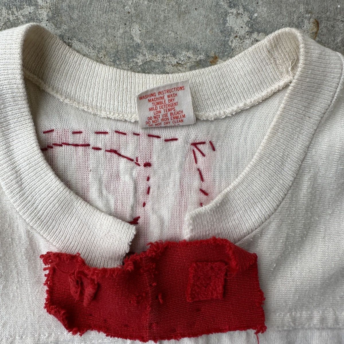 Vintage Number 1 American College Football Jersey hippie patch tee Size US L / EU 52-54 / 3 - 7 Thumbnail