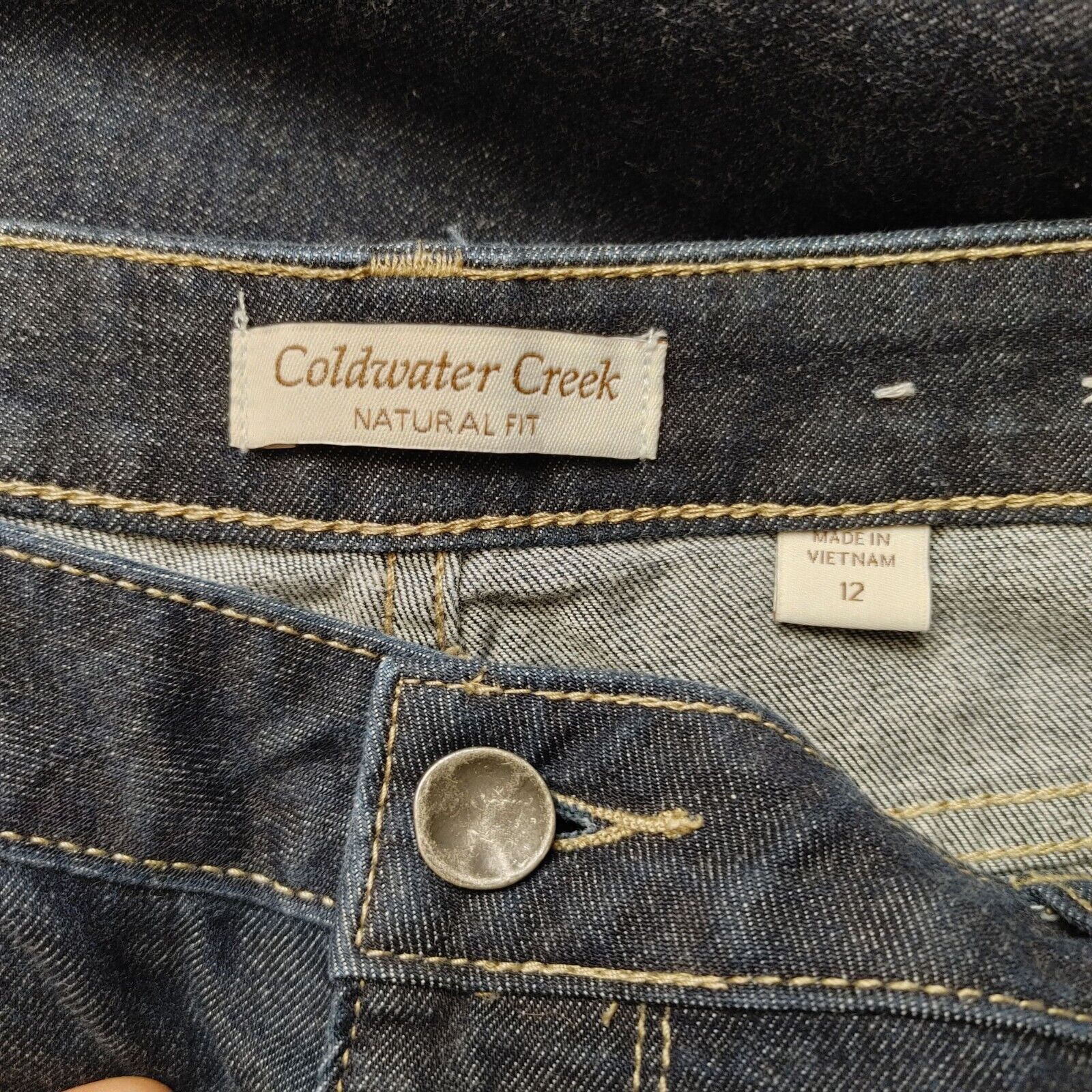 Coldwater Creek Coldwater Creek Natural Fit Women's Medium Wash Jean Capri Size 34" / US 12 / IT 48 - 2 Thumbnail