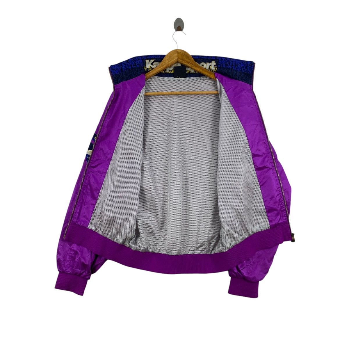 Kappa × Vintage Vintage KAPPA SPORTSWEAR Ski Windbreaker Purple Bomber Size US XL / EU 56 / 4 - 6 Thumbnail