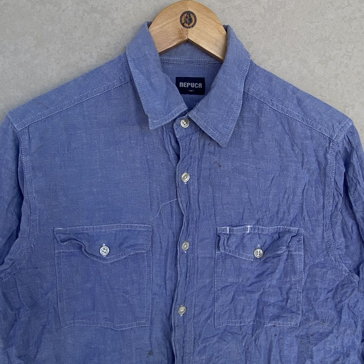 Other Vintage Nepuca With Long Sleeve Shirt And Button Up Blue Size US M / EU 48-50 / 2 - 4 Thumbnail