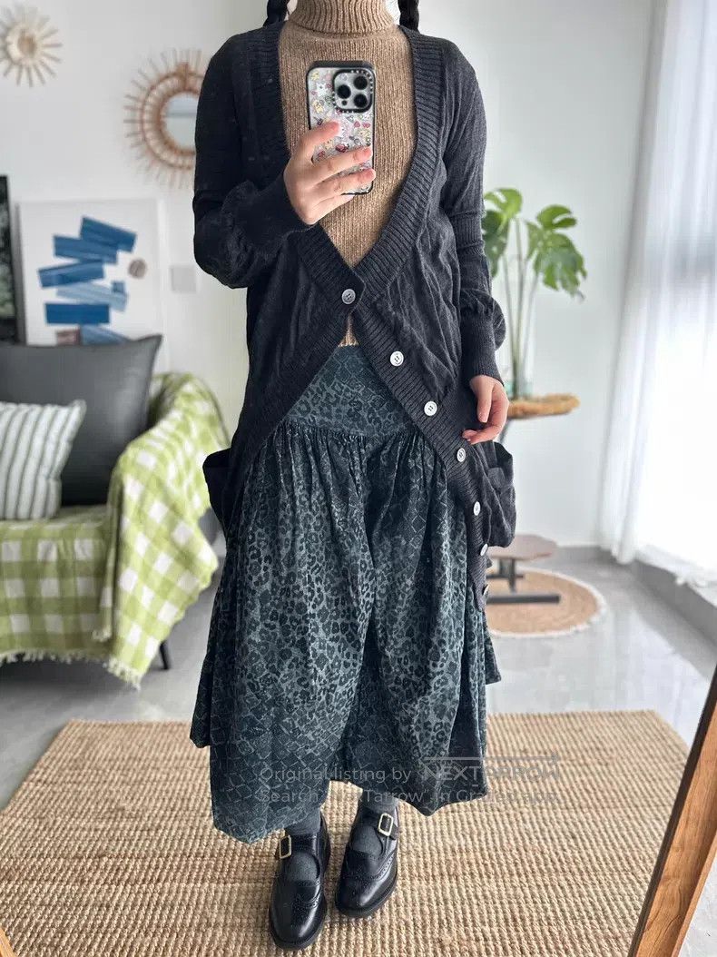 Comme des Garcons Comme des Garcons Wool Knit Sweater Cardigan Dress Size S / US 4 / IT 40 - 1 Thumbnail