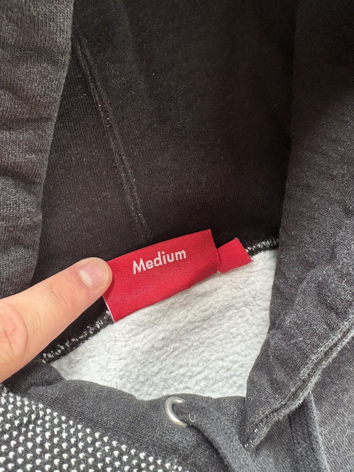 Supreme Supreme Jacquard Stripe Hoodie SS24 Black Size US M / EU 48-50 / 2 - 5 Thumbnail