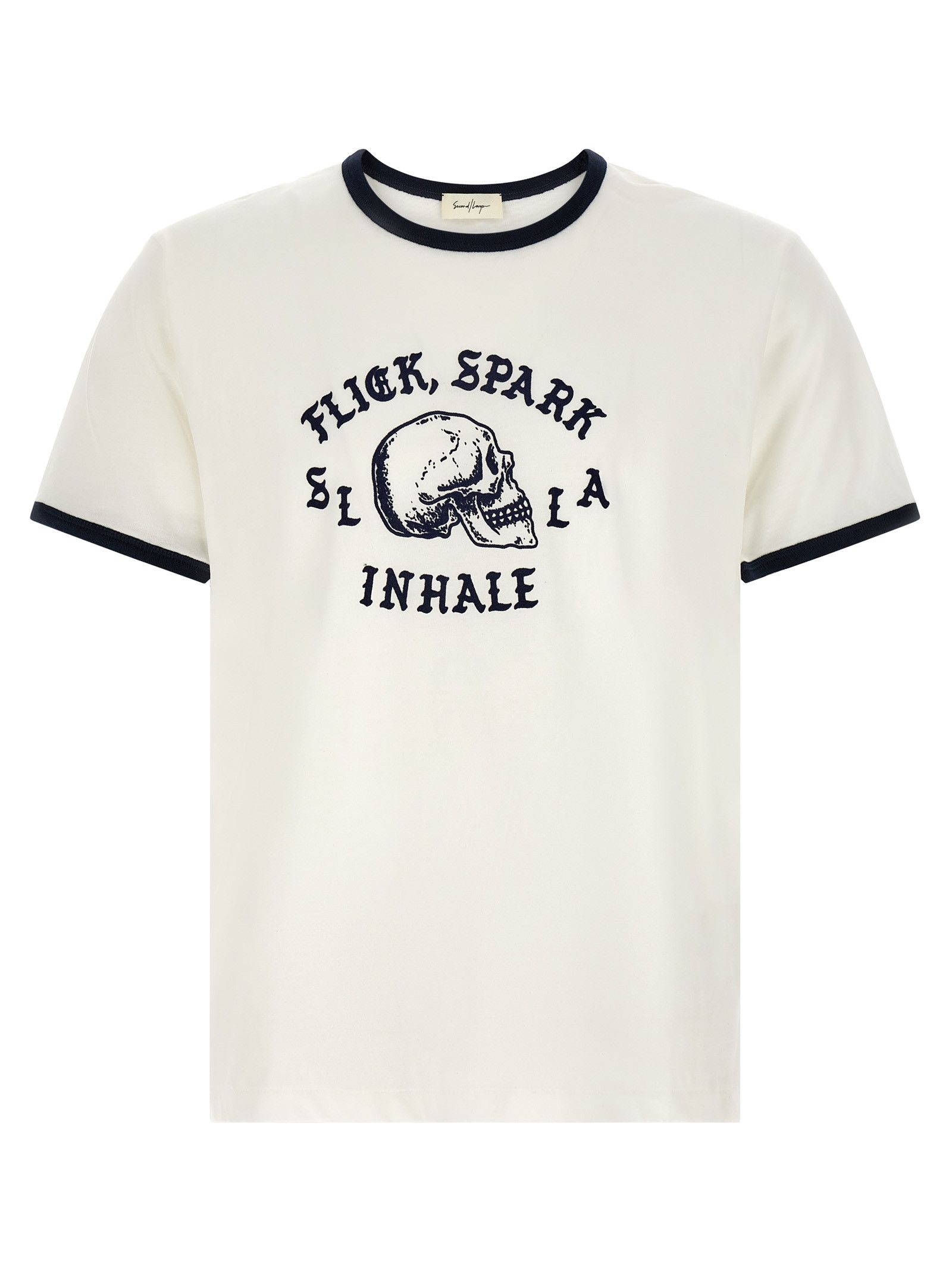 Second/Layer 'Flick, Spark, Inhale Ringer' T-shirt Size US XL / EU 56 / 4 - 1 Thumbnail