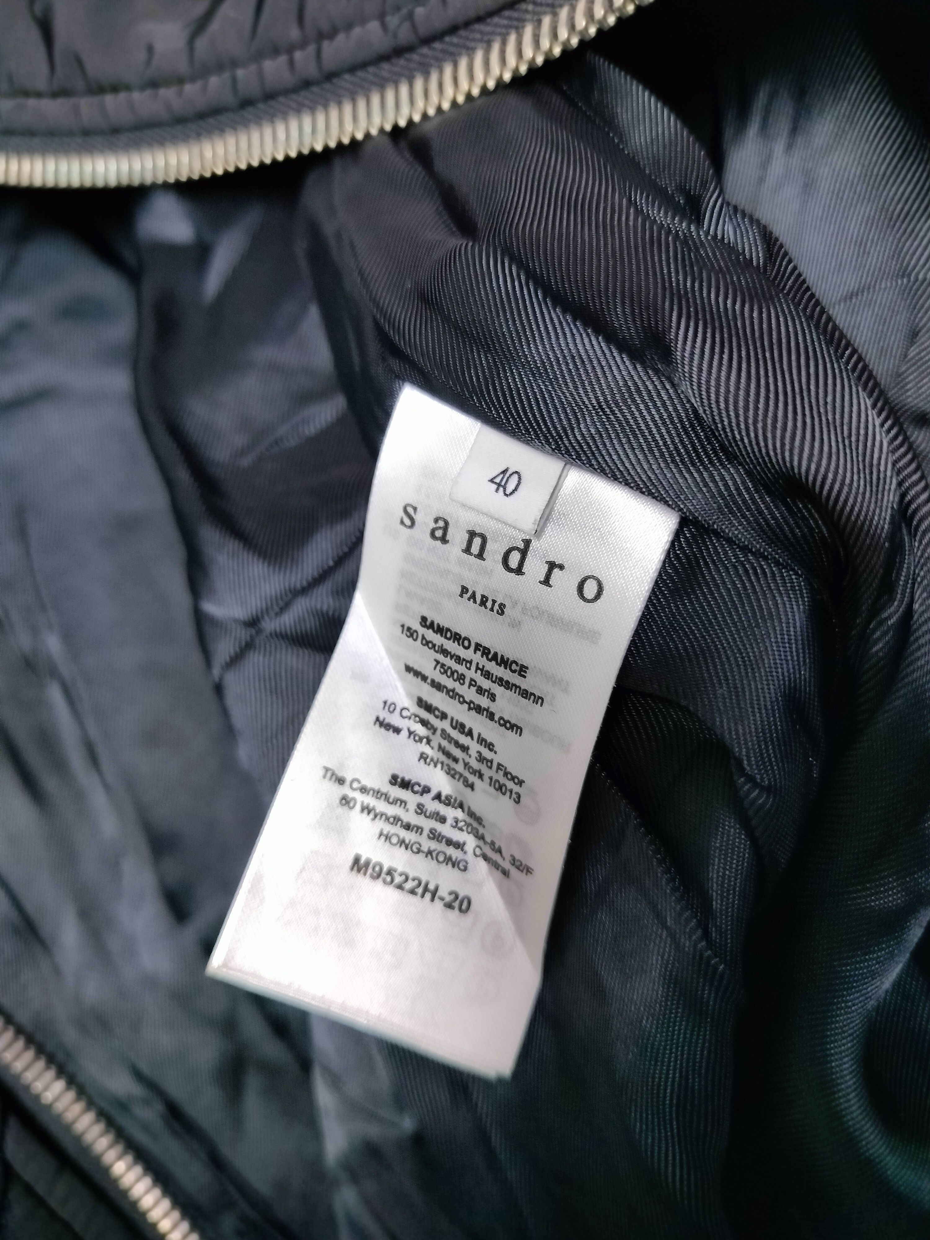Sandro Sandro Quilted Jacket Wool Sleeves Size US M / EU 48-50 / 2 - 7 Thumbnail