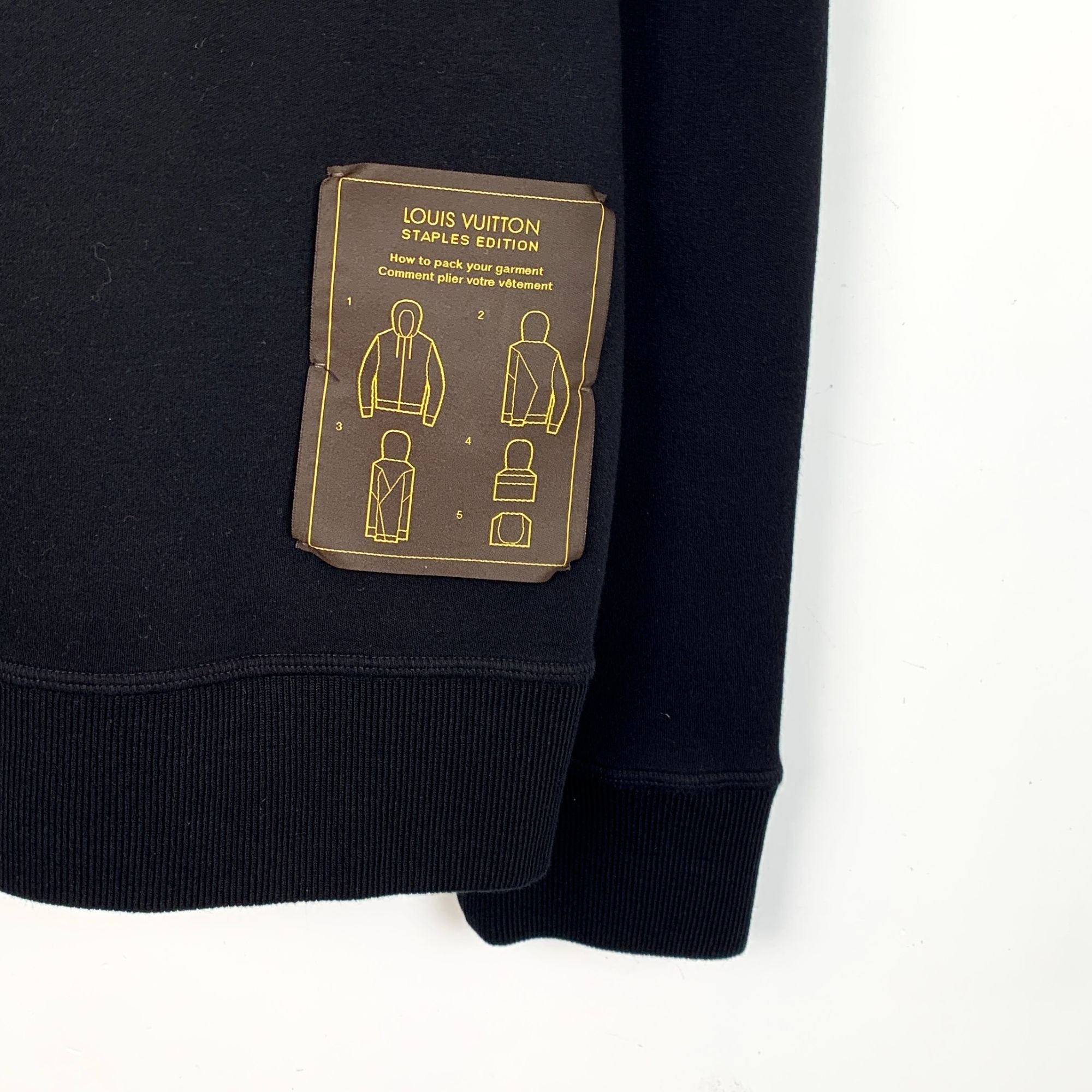 Louis Vuitton Louis Vuitton Staples Edition Black Hooded Zipper Sweatshirt Size US M / EU 48-50 / 2 - 5 Thumbnail