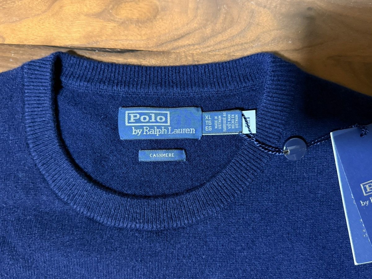 Polo Ralph Lauren Polo Ralph Lauren The I Heart Polo Cashmere Sweater Navy XL Size US XL / EU 56 / 4 - 9 Thumbnail
