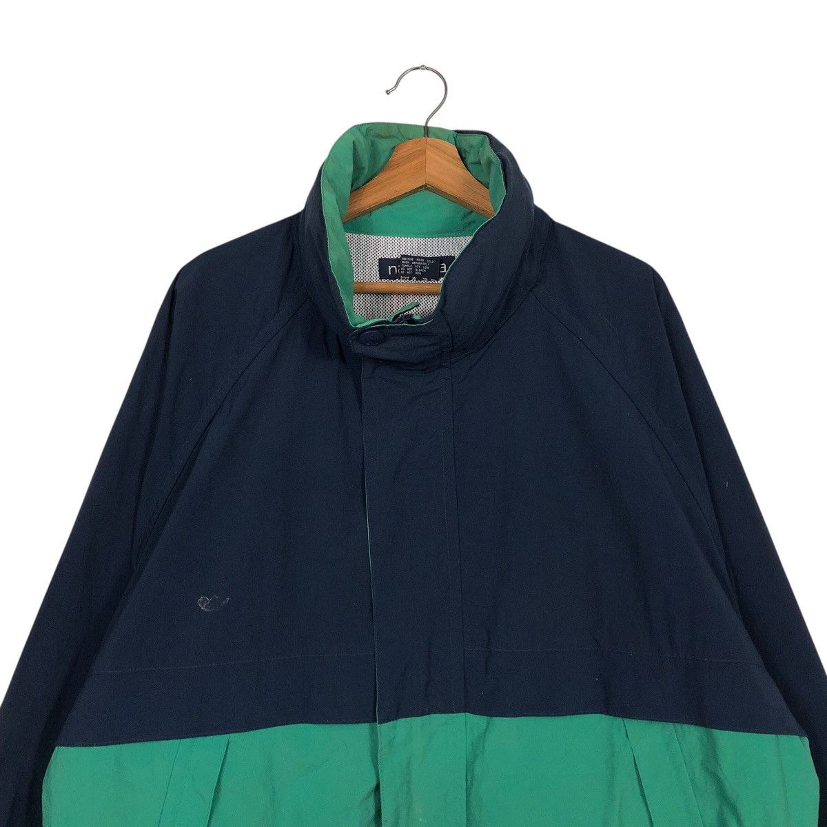 Nautica 📌Vintage Bomber Jacket Nautica Big Logo Back Hit Size US L / EU 52-54 / 3 - 5 Thumbnail