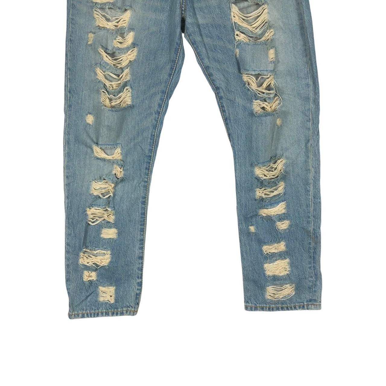 CO Vintage Co & Lu Original Denim Distressed Jeans Size 27" / US 4 / IT 40 - 3 Thumbnail