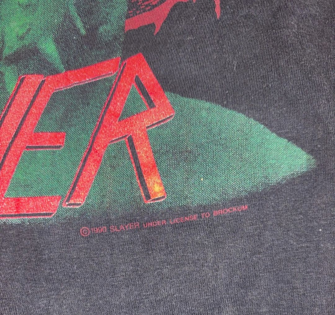 Band Tees Slayer T Shirt Vintage 1990 Grail Size US XL / EU 56 / 4 - 19 Thumbnail