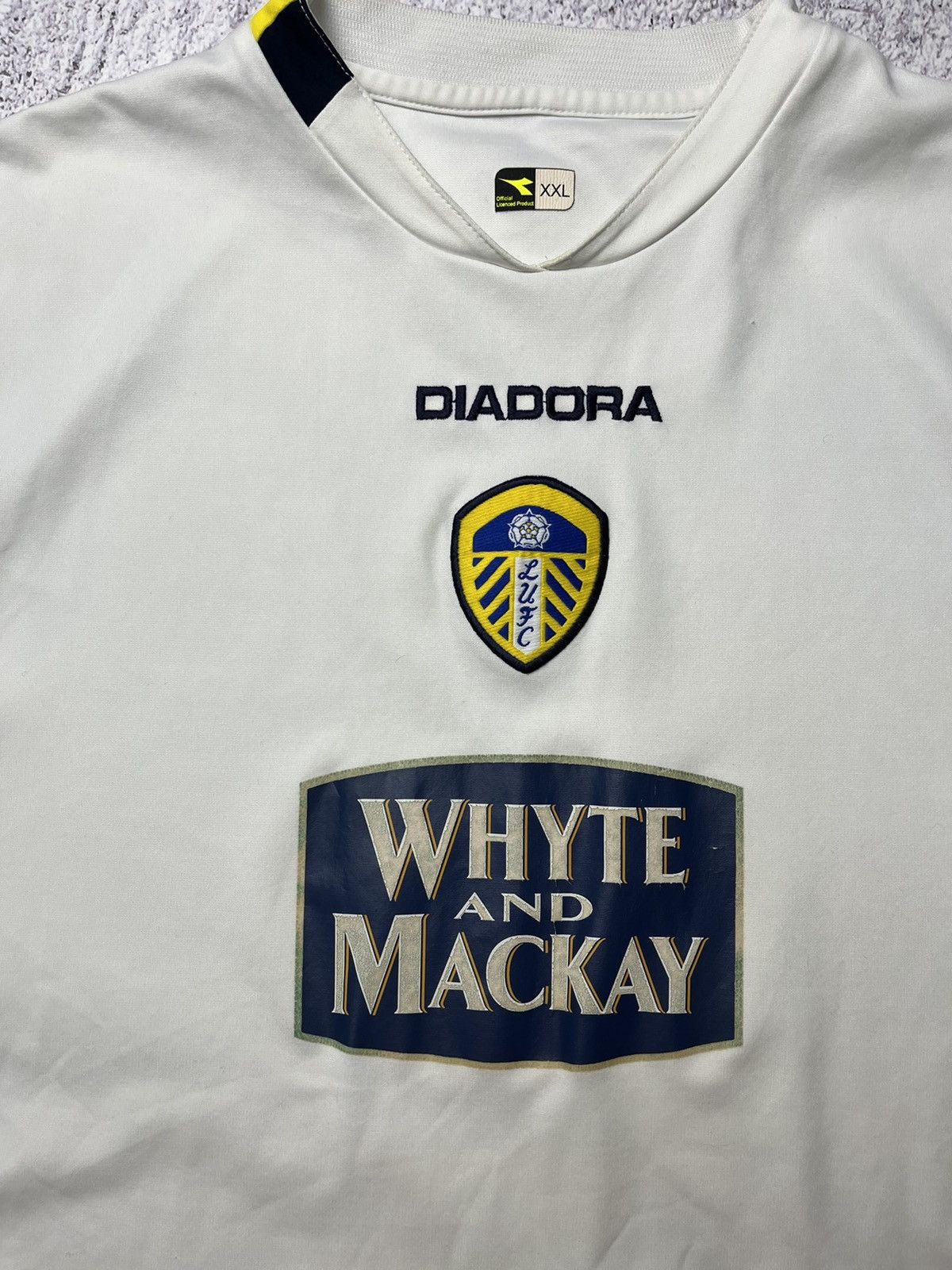 Diadora Vintage Leeds United Home Football Shirt 2004/05 Diadora Size US XL / EU 56 / 4 - 8 Thumbnail