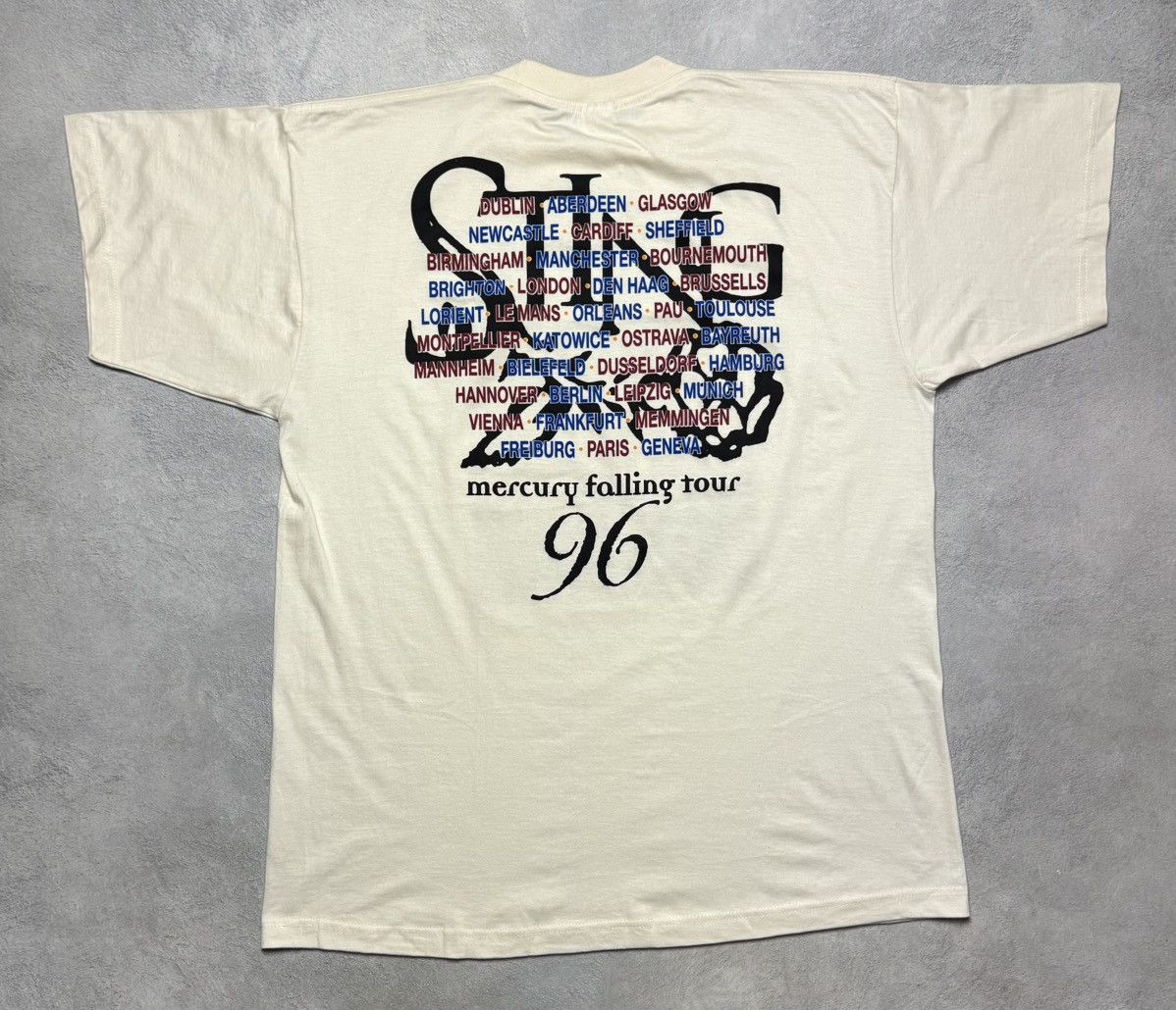 Vintage Sting Mercury Falling Tour 1996 Cotton Band T-Shirt Vintage Size US XL / EU 56 / 4 - 2 Thumbnail
