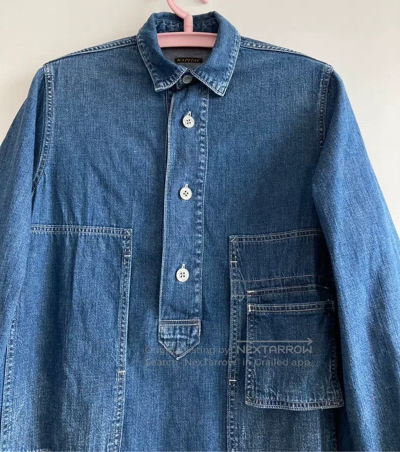 Kapital Kapital Soft denim shirt dress Size XS / US 0-2 / IT 36-38 - 4 Thumbnail