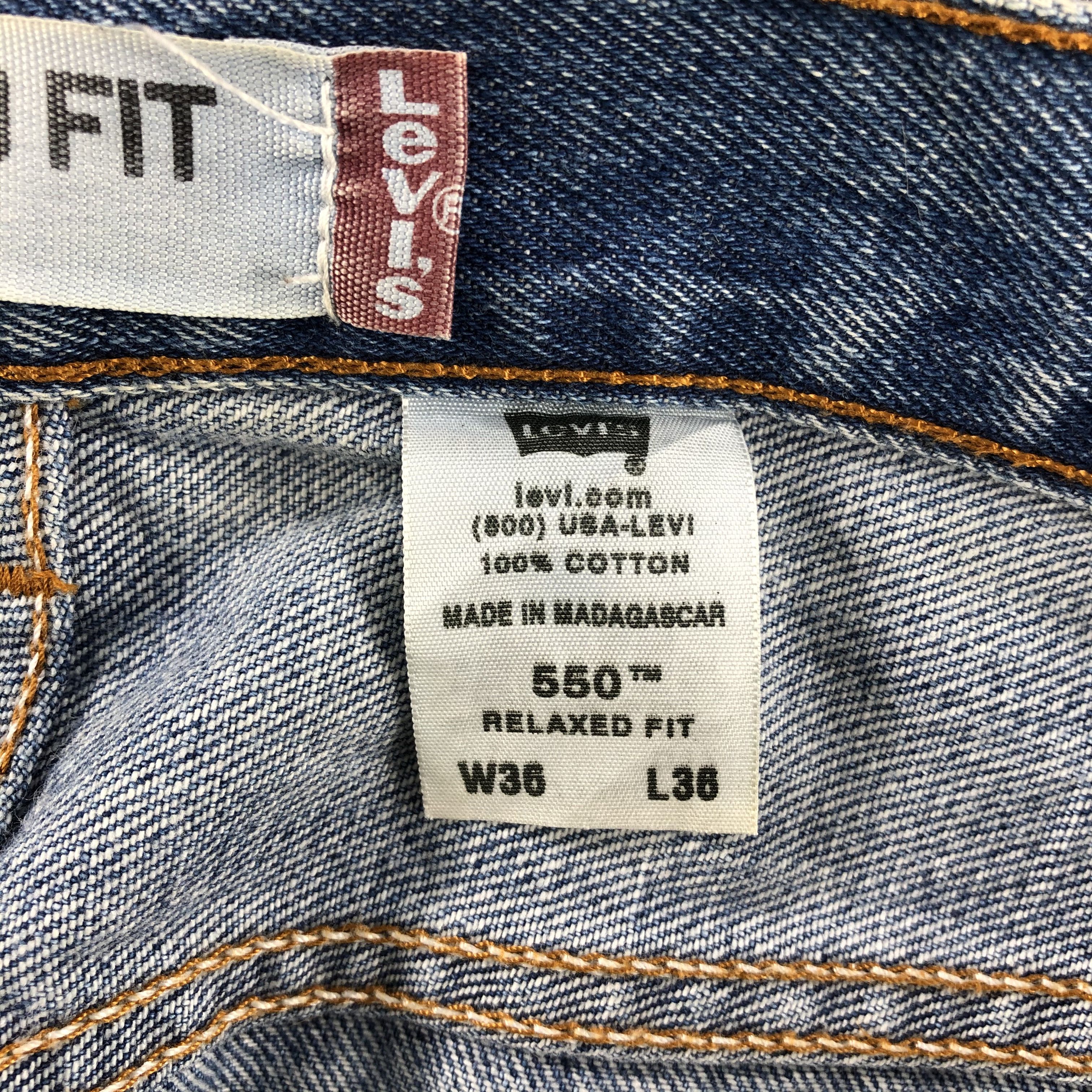 Levi's Vintage Mid Wash Levis 550 Jeans- J1311 Size US 37 - 10 Thumbnail