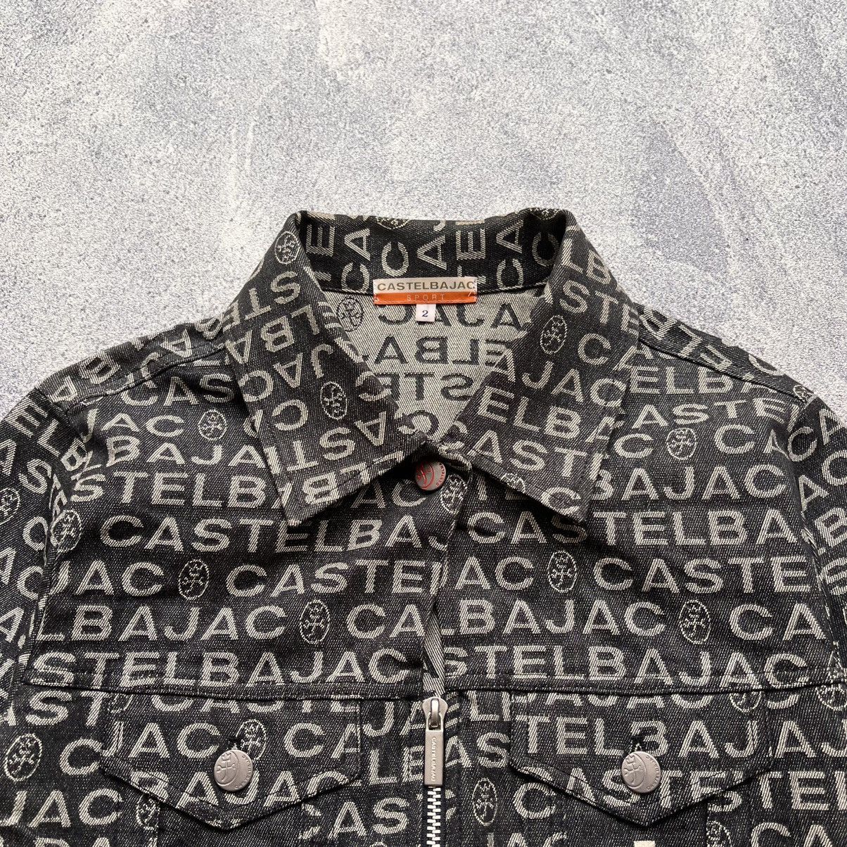 Jean Charles De Castelbajac Castel Bajac Sport Monogram Denim Jacket Size US M / EU 48-50 / 2 - 4 Thumbnail
