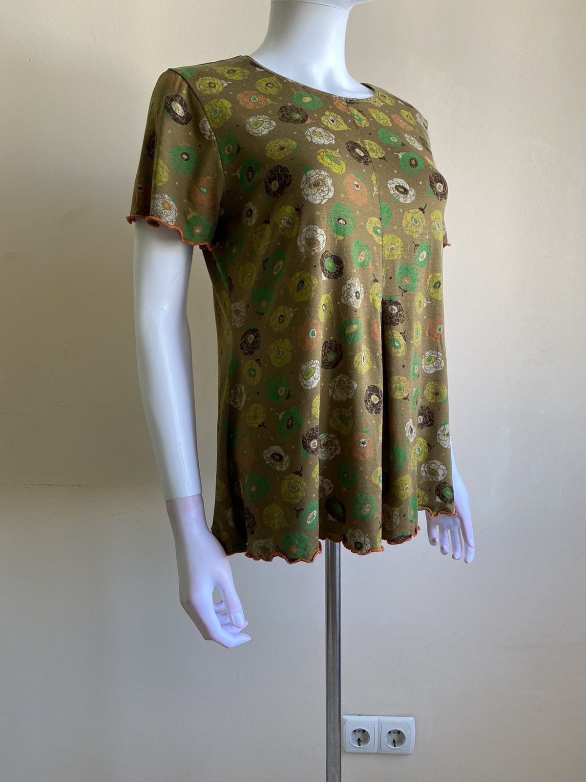 Gudrun Sjoden Gudrun Sjoden Womens Multicolor Floral Top Size M Size M / US 6-8 / IT 42-44 - 4 Thumbnail