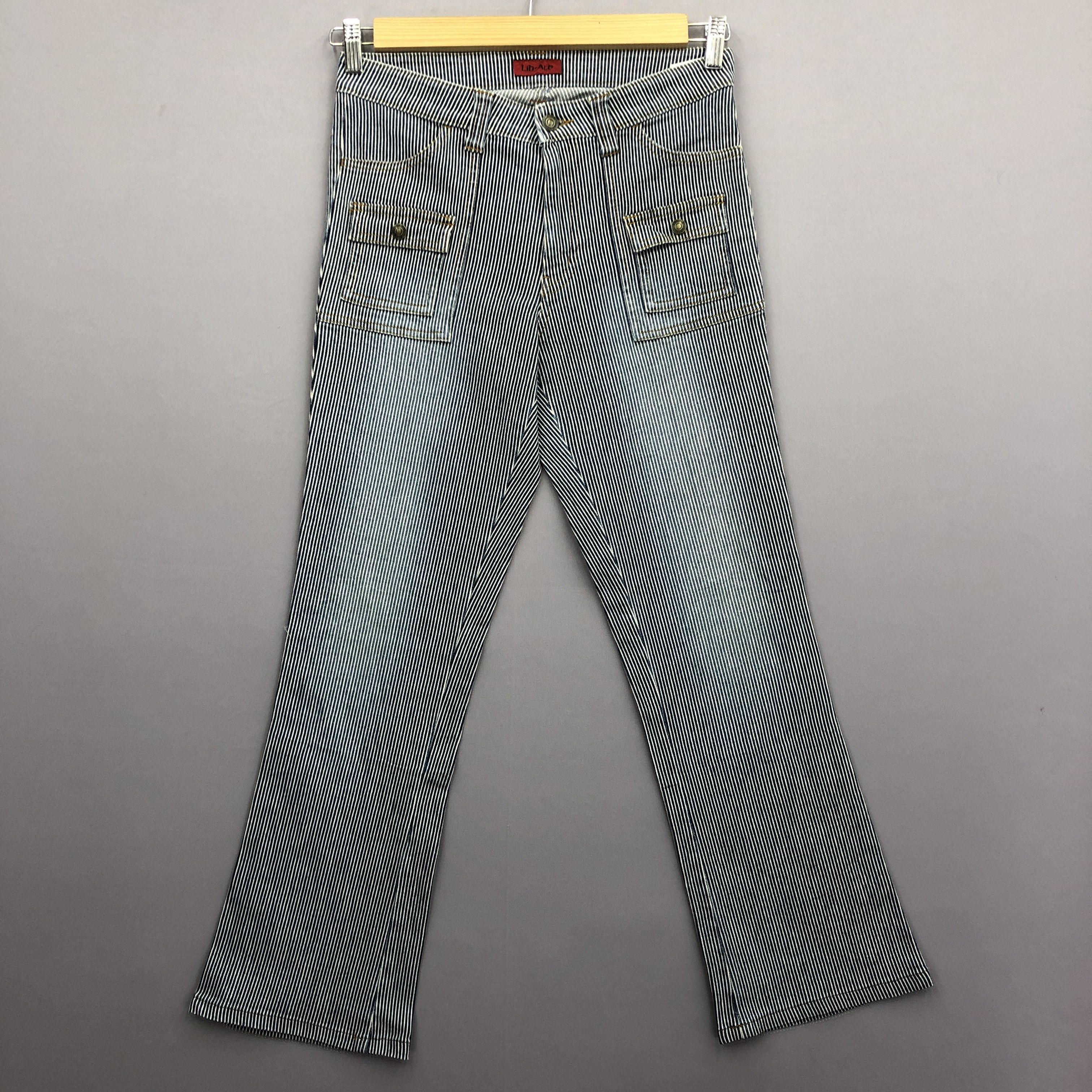 Japanese Brand Vintage Lib Ace Hickory Bush Pants Japanese Jeans Denim Size US 30 / EU 46 - 1 Thumbnail