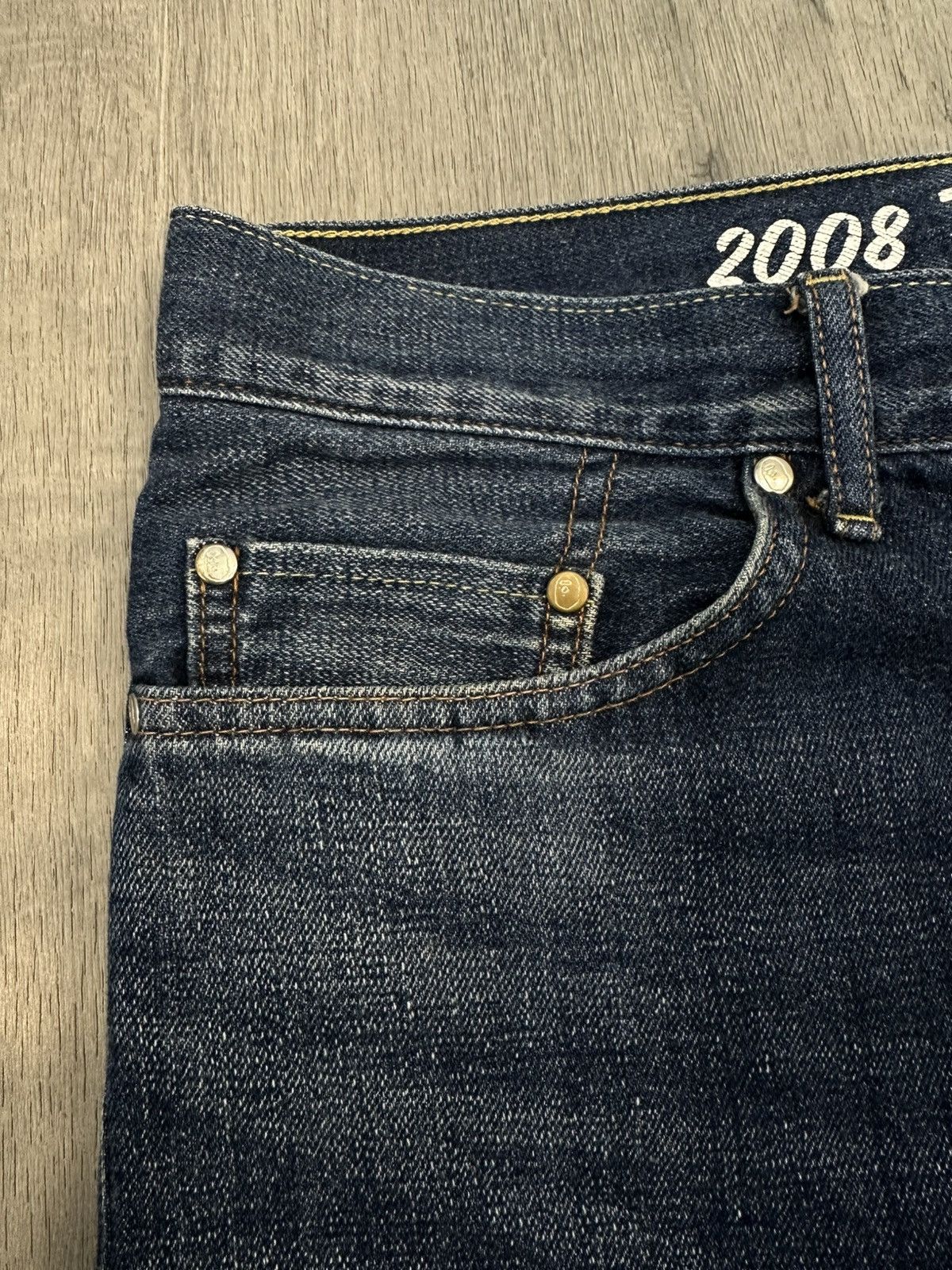 Bape A Bathing Ape (BAPE) Selvedge Denim Jeans – Ape Head Pocket Size US 32 / EU 48 - 7 Thumbnail