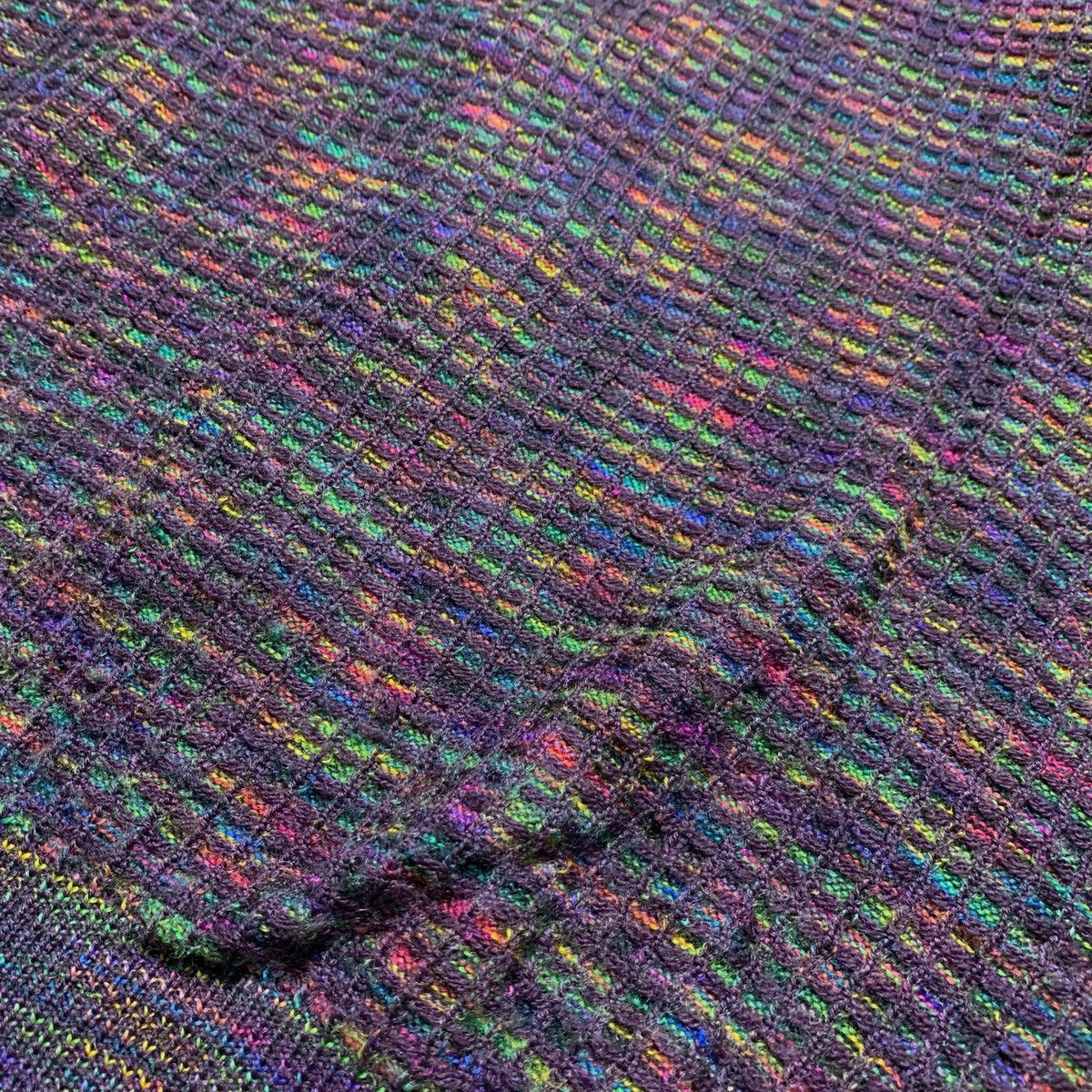 Missoni Vtg 90s Missoni Example 3D Multicolored Knit Cardigan Size US L / EU 52-54 / 3 - 12 Thumbnail