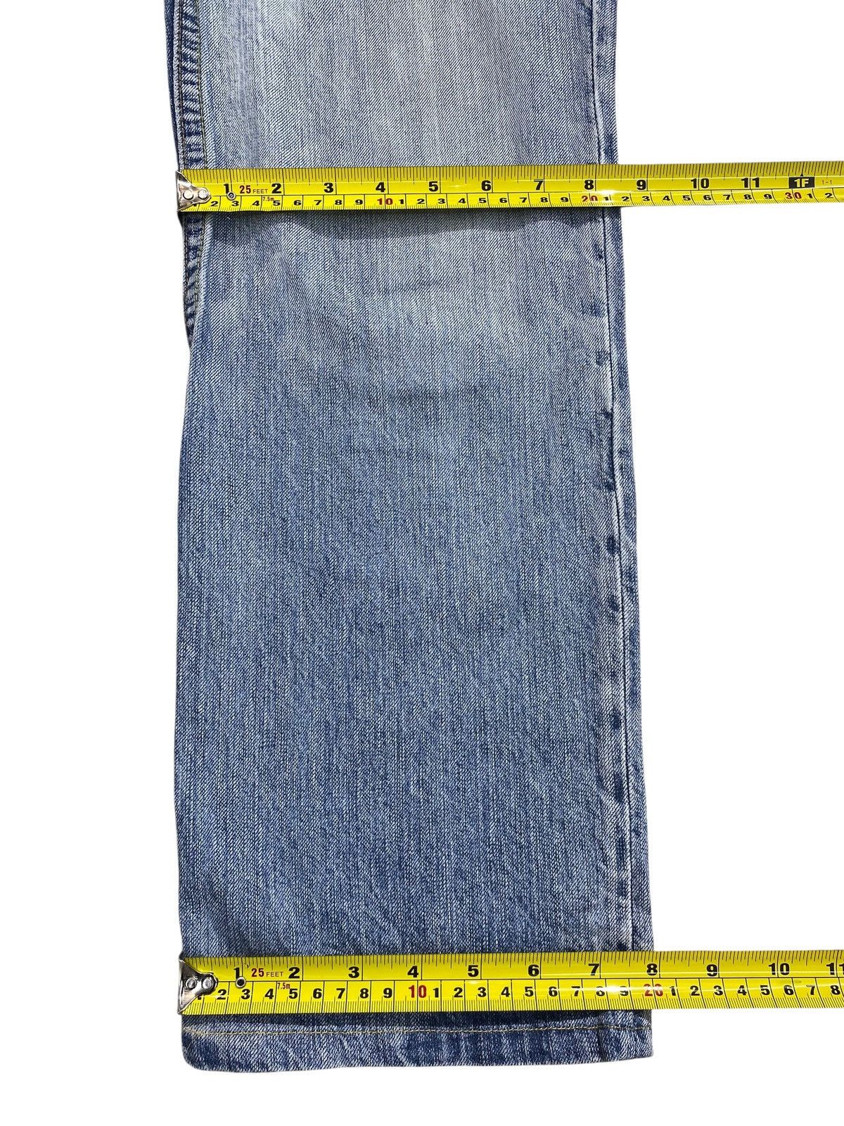 Japanese Brand Japanese Brand Acid Blue Wash Ripped Style Loose Jeans Size US 30 / EU 46 - 9 Thumbnail