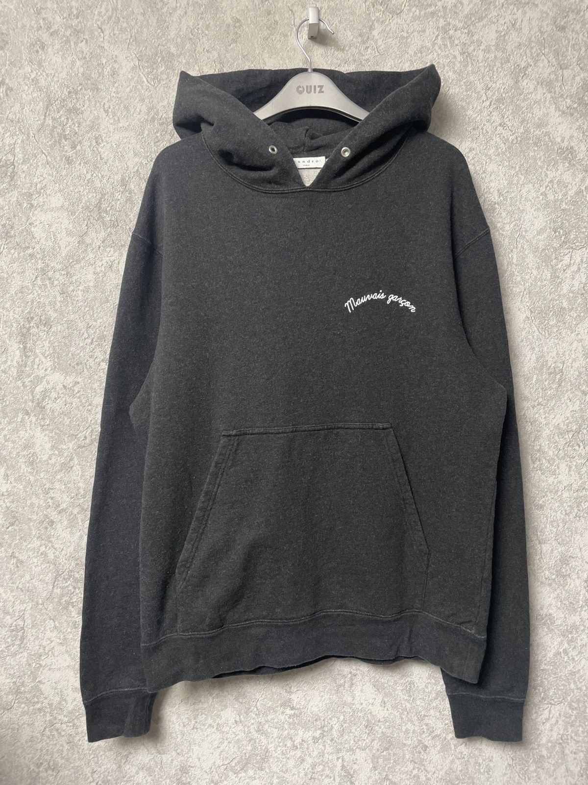 Sandro Sandro Mauvais Garcon Gray Hoodie Size US M / EU 48-50 / 2 - 1 Thumbnail