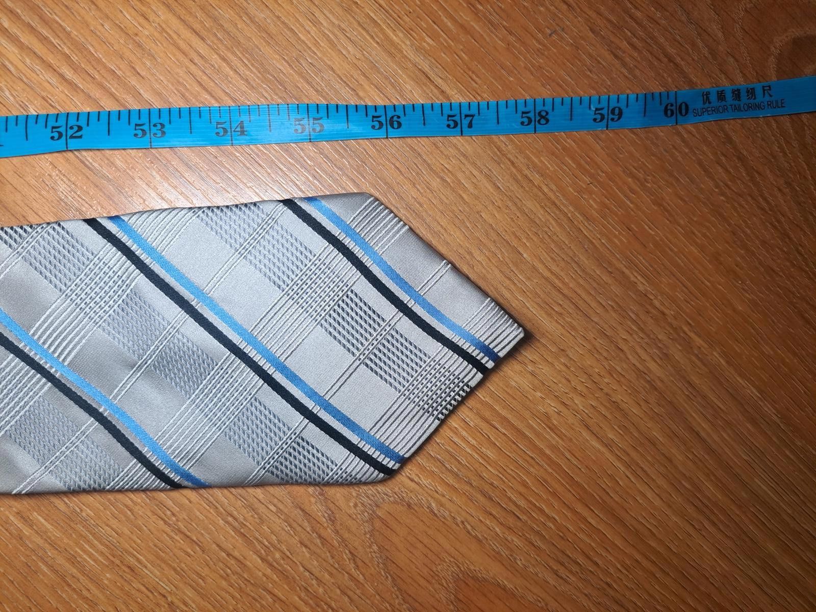 Donald Trump Donald Trump Signature Collection Tie Plaid Gray Blue Silk Size ONE SIZE - 6 Thumbnail
