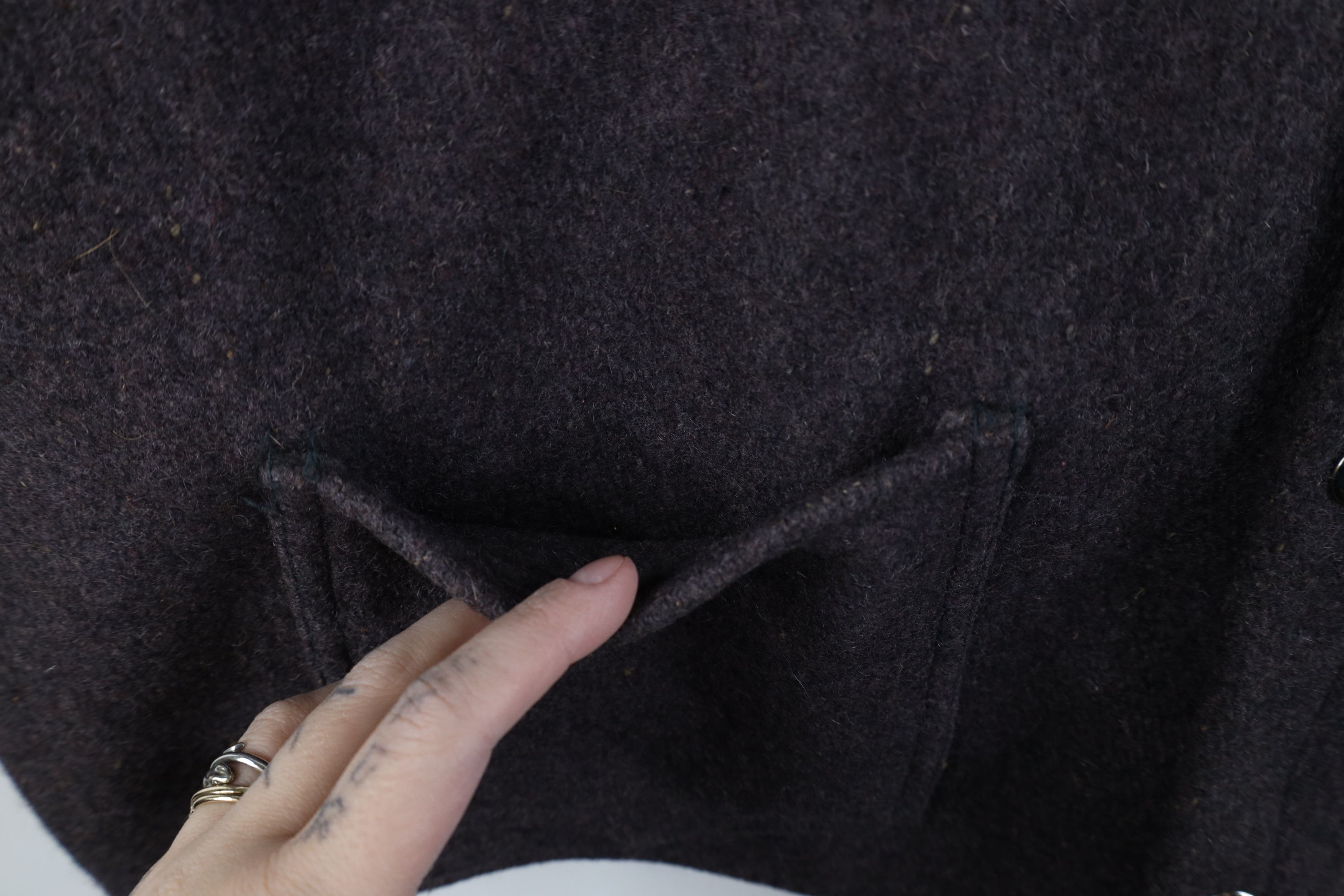 Vintage Vintage 50s 60s Streetwear Felt Wool Button Vest Jacket USA Size US XXL / EU 58 / 5 - 5 Thumbnail