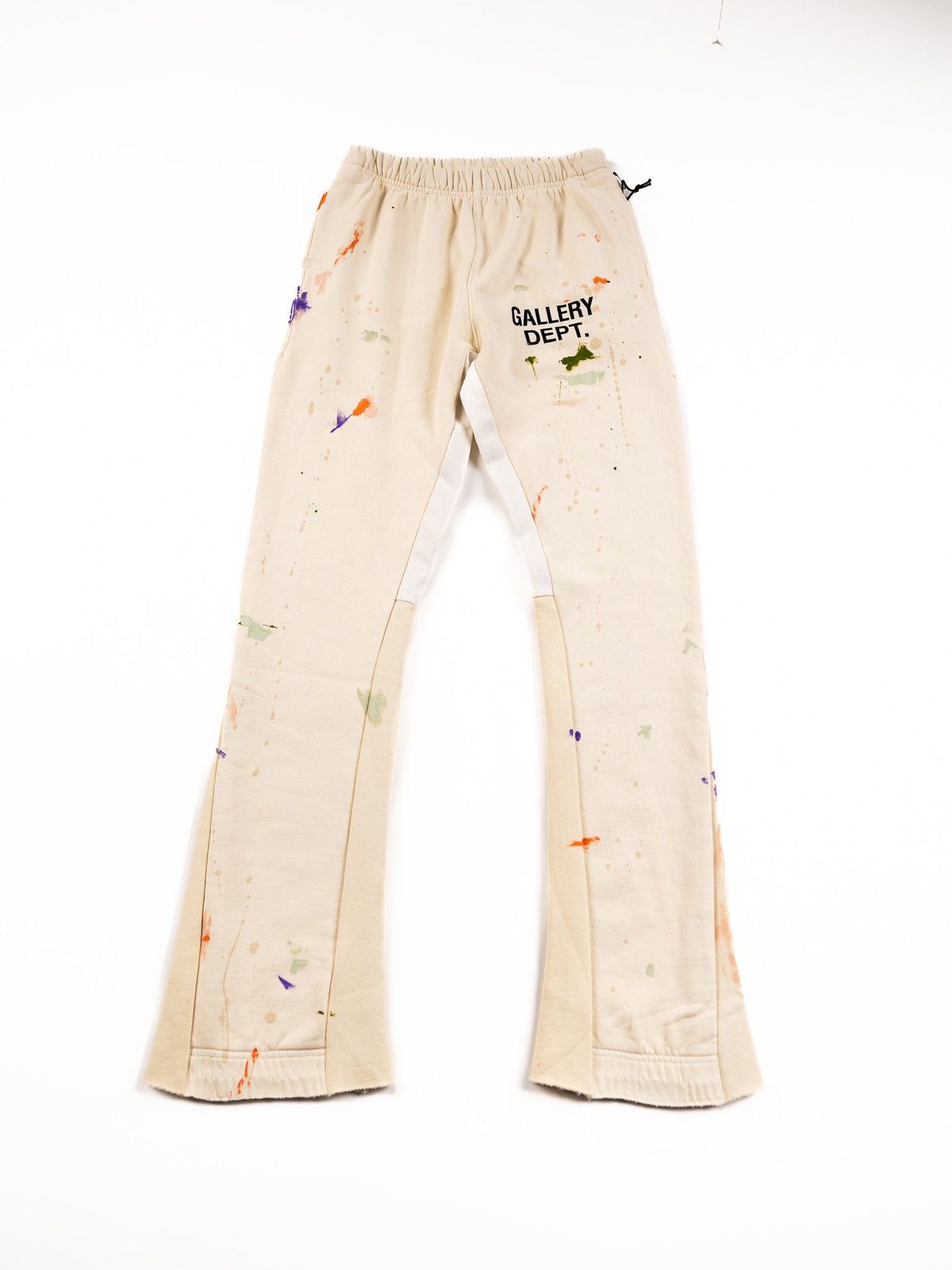 image of Gallery Dept. Gd Painted Flare Sweatpants in Beige, Men's (Size 30)