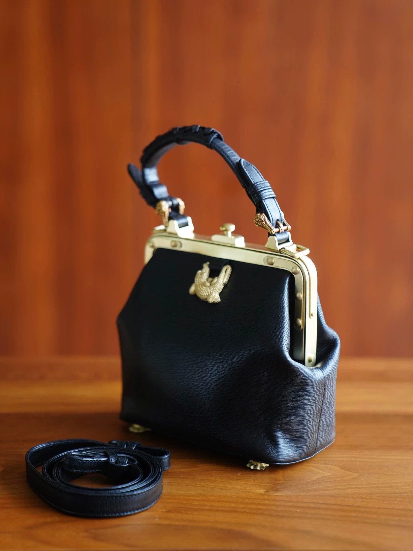 Other Barry Kieselstein-cord Vtg Black & Gold Croc Mini 2way Size ONE SIZE - 2 Thumbnail