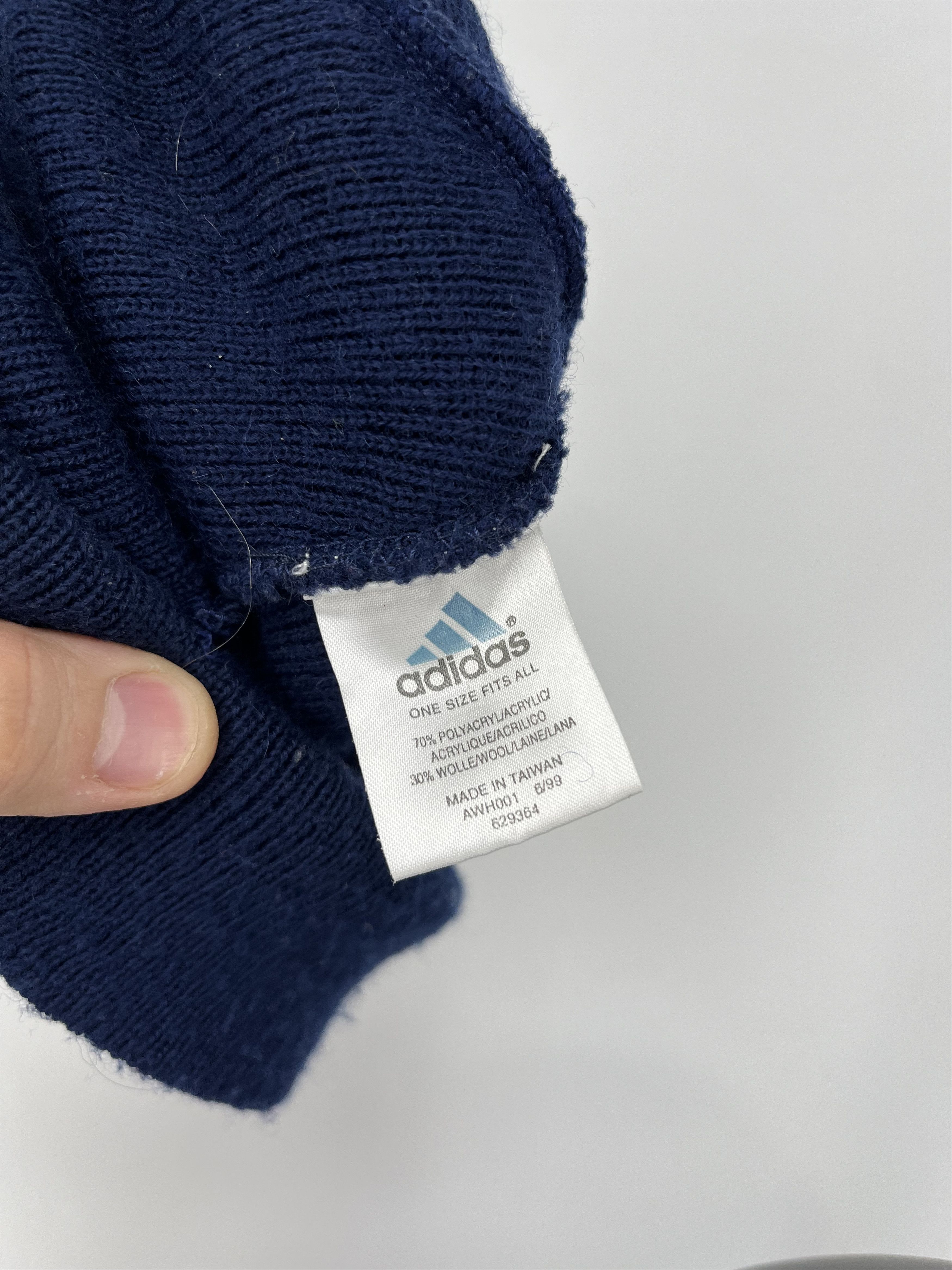 Adidas × Vintage Vintage Fleece Adidas Corporate Beanie / Snow Hat / Snow Cap Size ONE SIZE - 5 Thumbnail